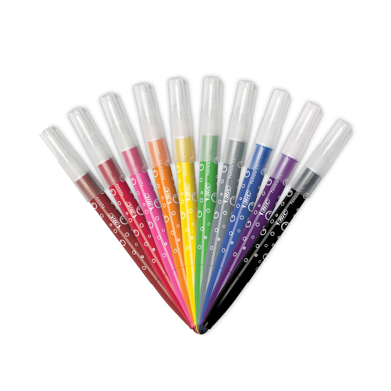 kids-ultra-washable-jumbo-markers-medium-bullet-tip-assorted-colors-10-pack_bicbkcmj10ast - 2