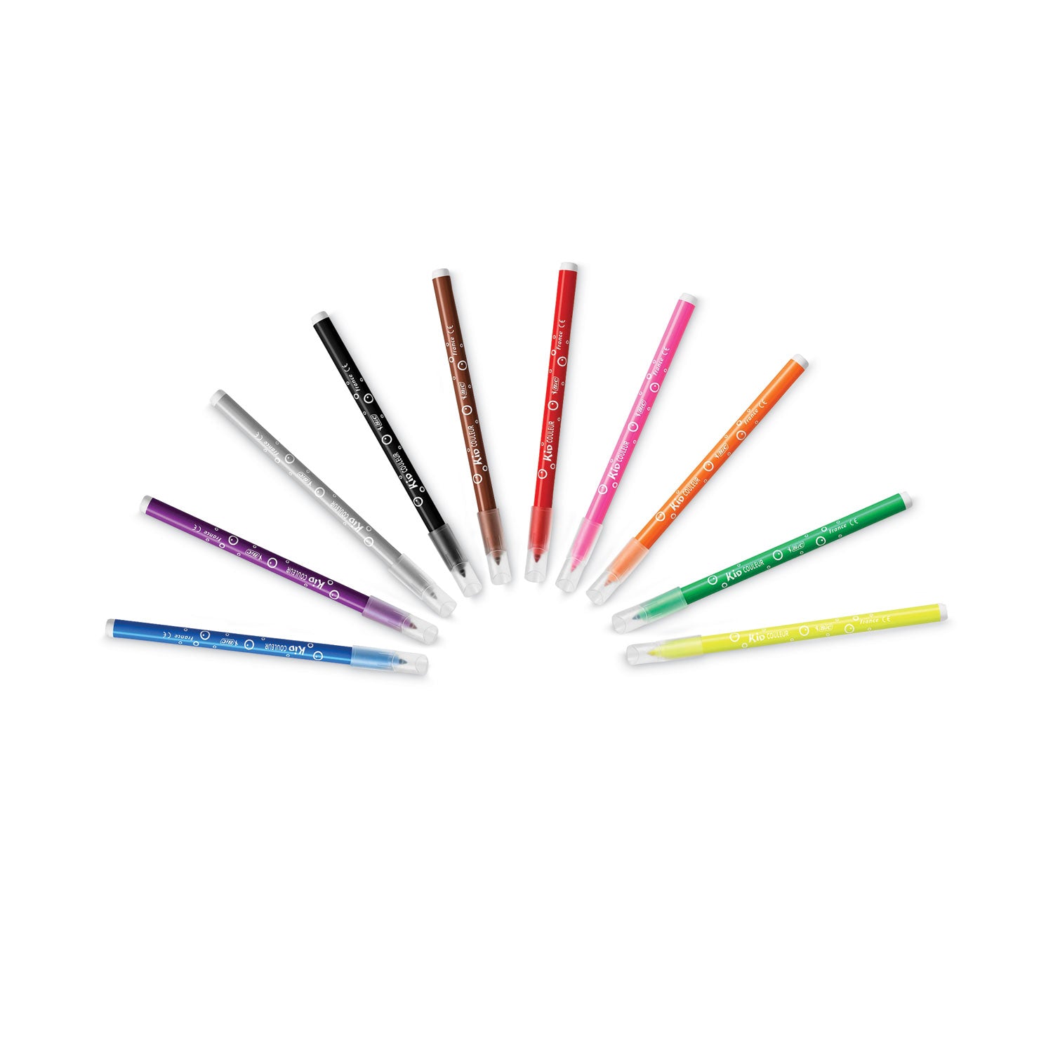 kids-ultra-washable-markers-medium-bullet-tip-assorted-colors-10-pack_bicbkcm10ast - 2