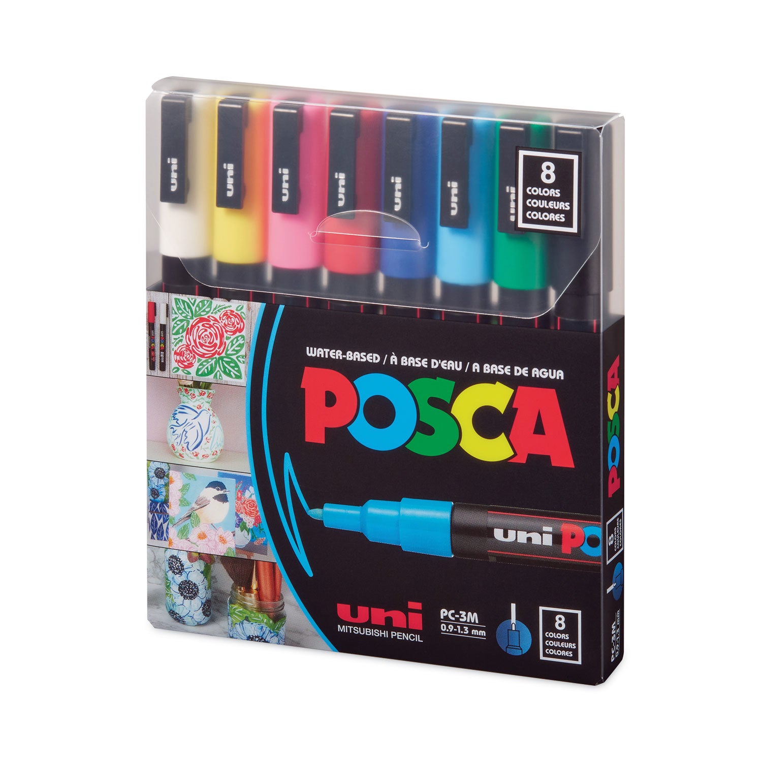 permanent-specialty-marker-fine-bullet-tip-assorted-colors-8-pack_ubcpc3m8c - 1