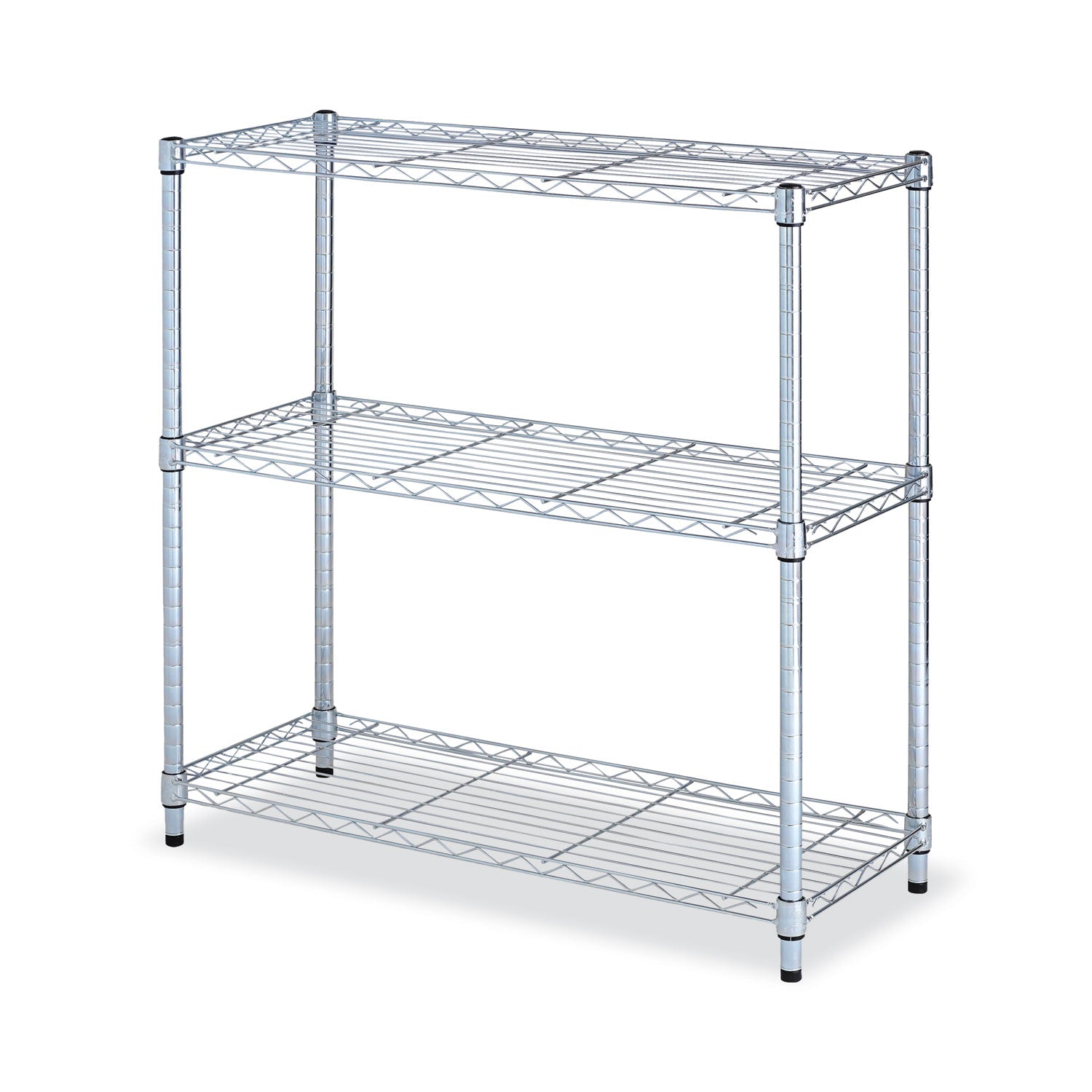 residential-wire-shelving-three-shelf-36w-x-14d-x-36h-silver_alesw833614sr - 1