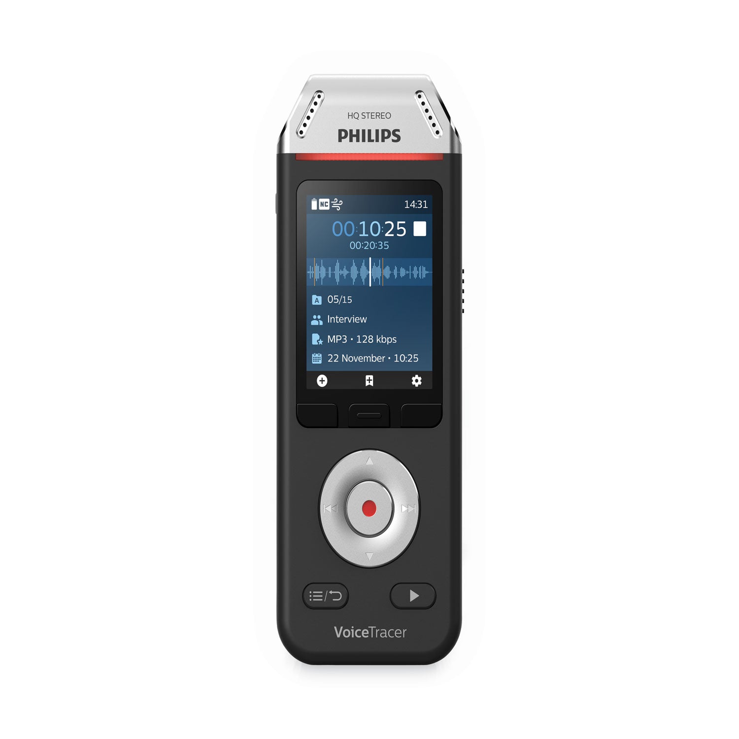 voice-tracer-dvt2110-digital-recorder-8-gb-black-silver_pspdvt2110 - 1