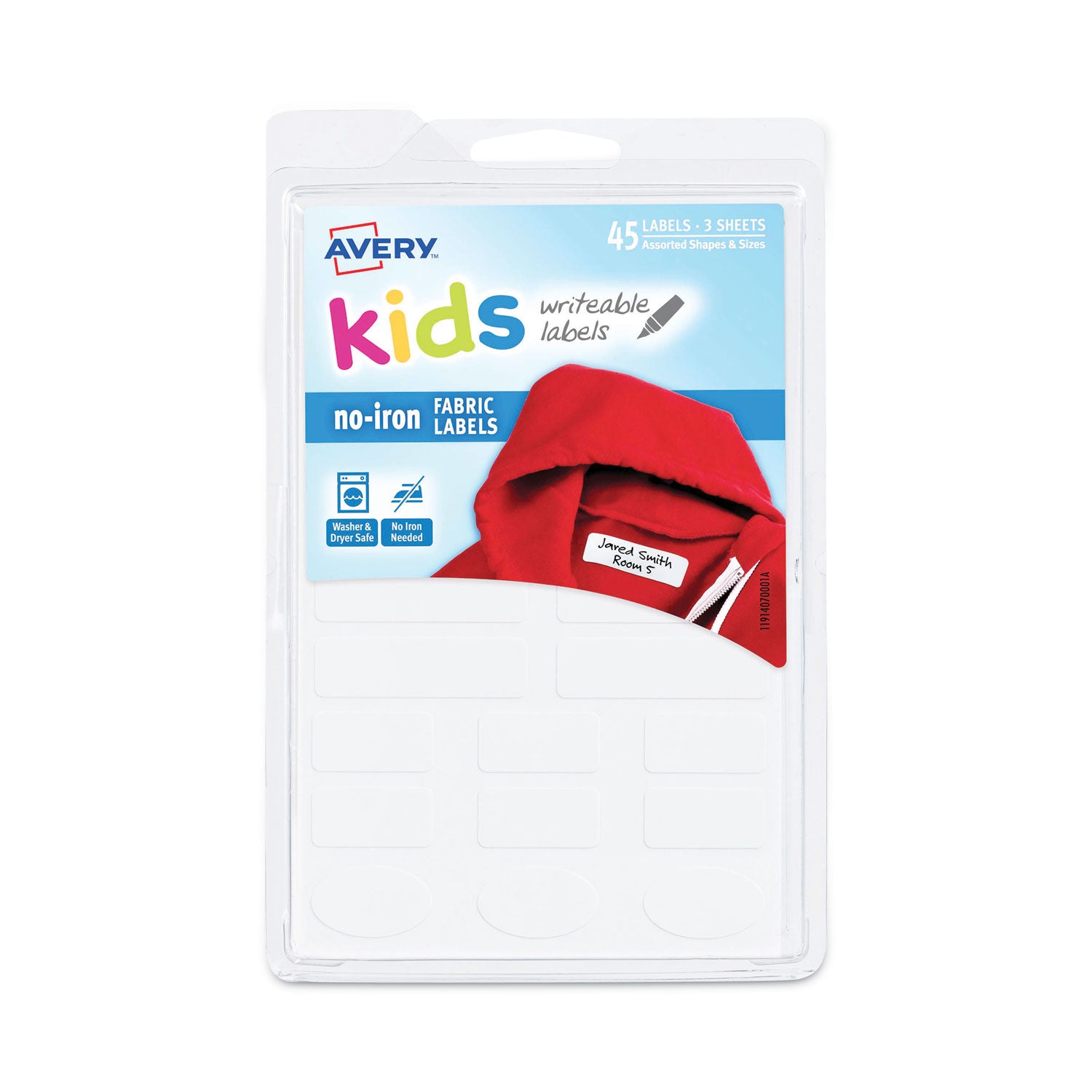 avery-kids-no-iron-fabric-labels-handwrite-only-assorted-shapes-and-sizes-white-15-labels-sheet-3-sheets-pack_ave40700 - 1