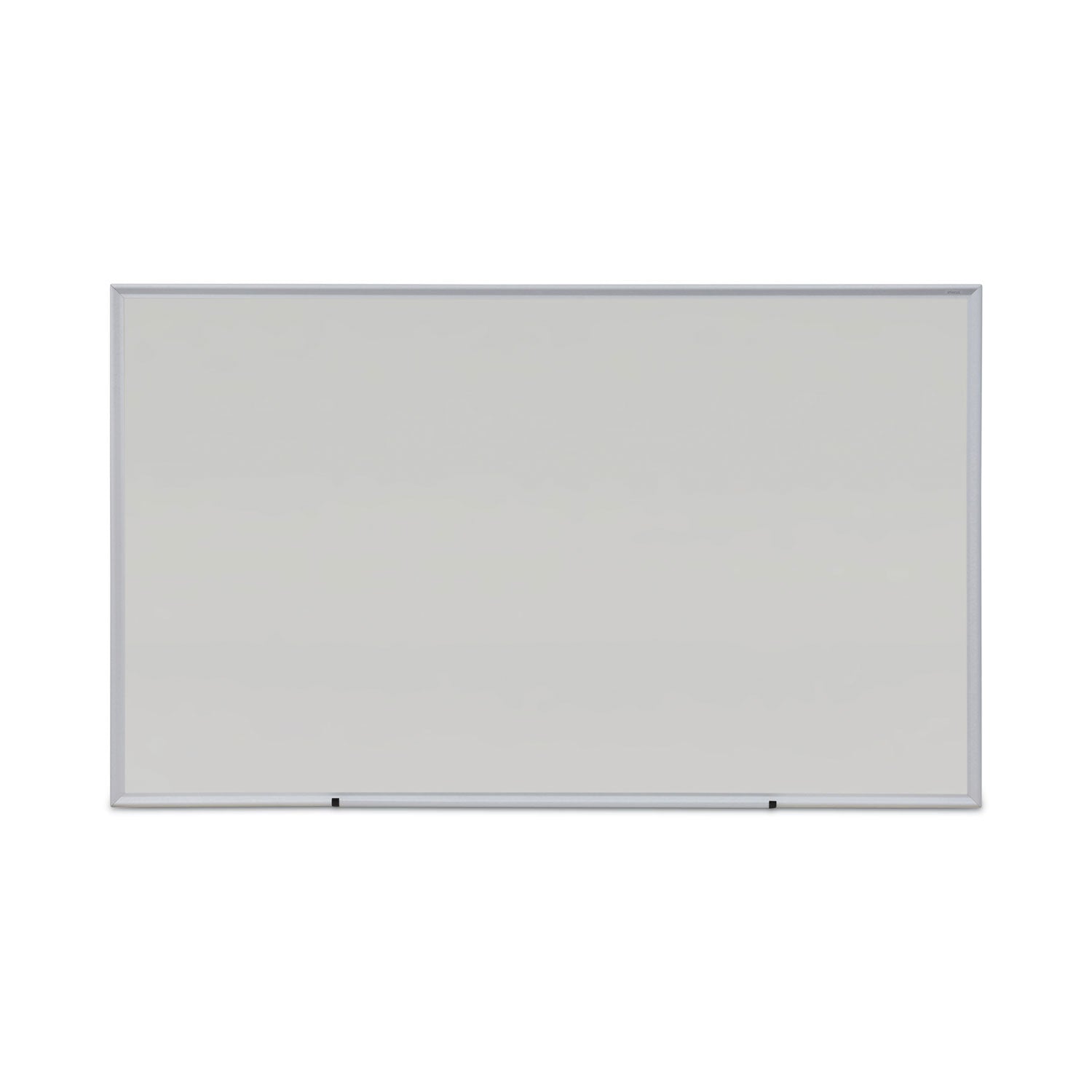 Deluxe Melamine Dry Erase Board, 60 x 36, Melamine White Surface, Silver Anodized Aluminum Frame -