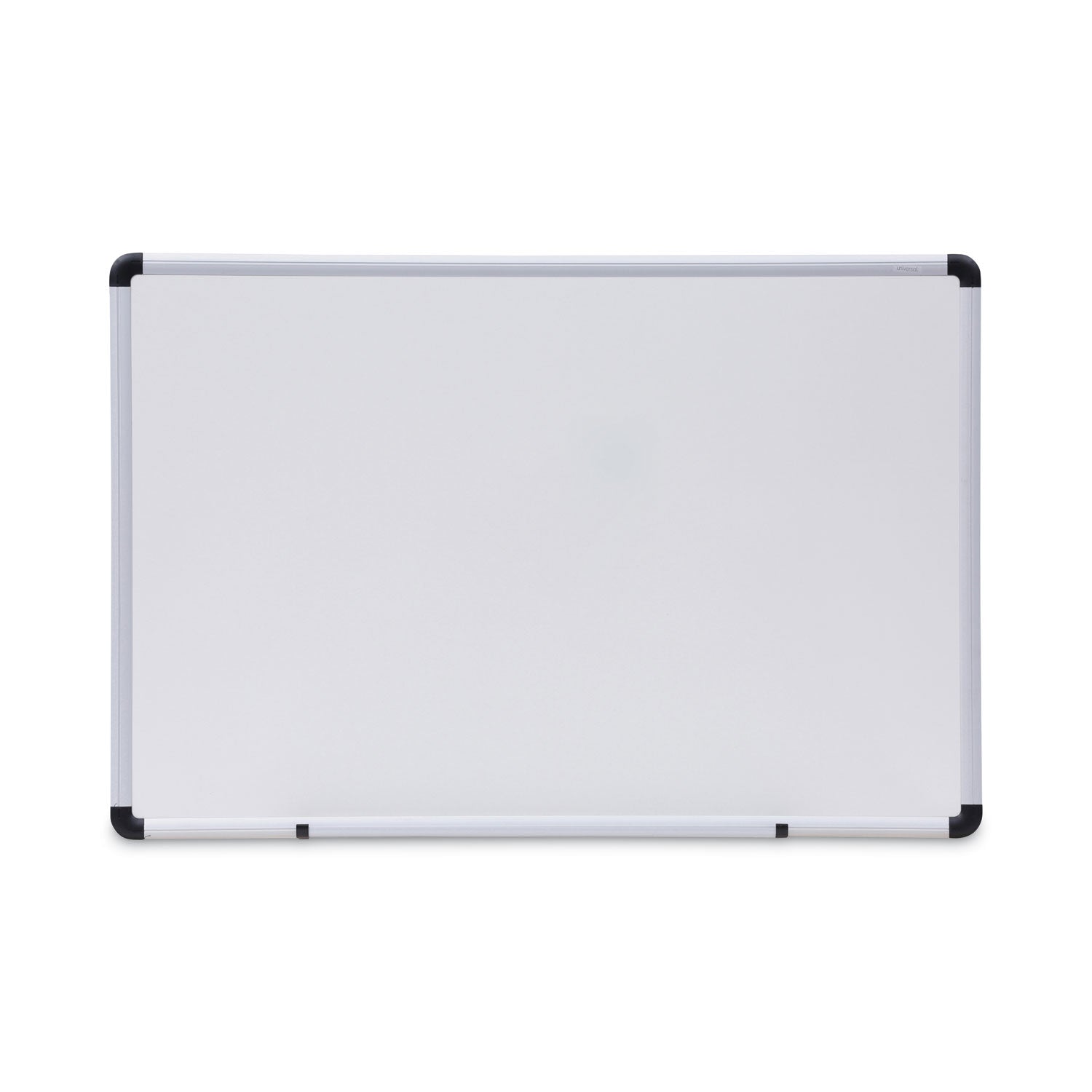 Modern Melamine Dry Erase Board with Aluminum Frame, 36 x 24, White Surface -