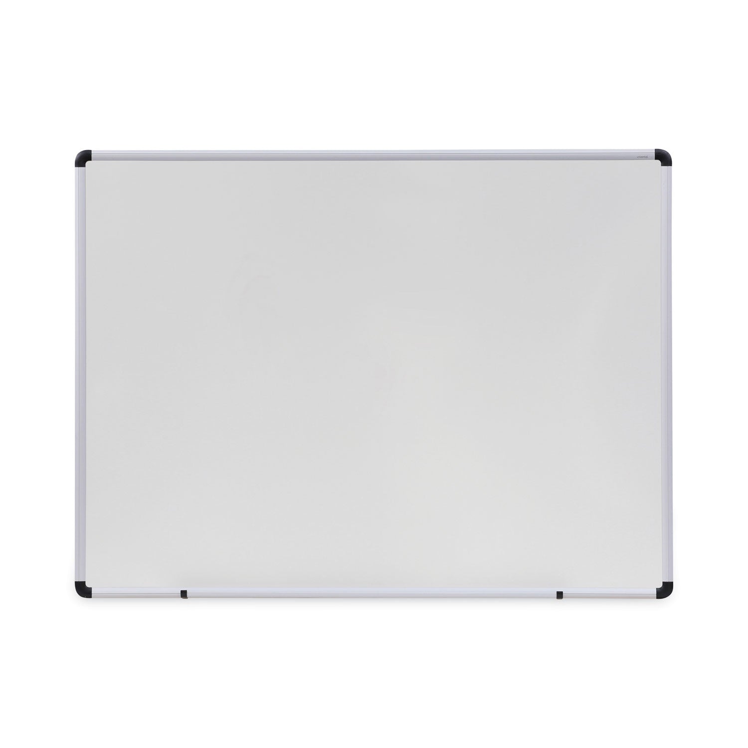 Modern Melamine Dry Erase Board with Aluminum Frame, 48 x 36, White Surface -