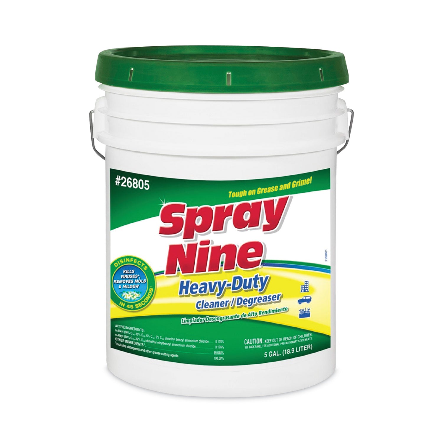 heavy-duty-cleaner-degreaser-disinfectant-citrus-scent-5-gal-pail_itw26805 - 1