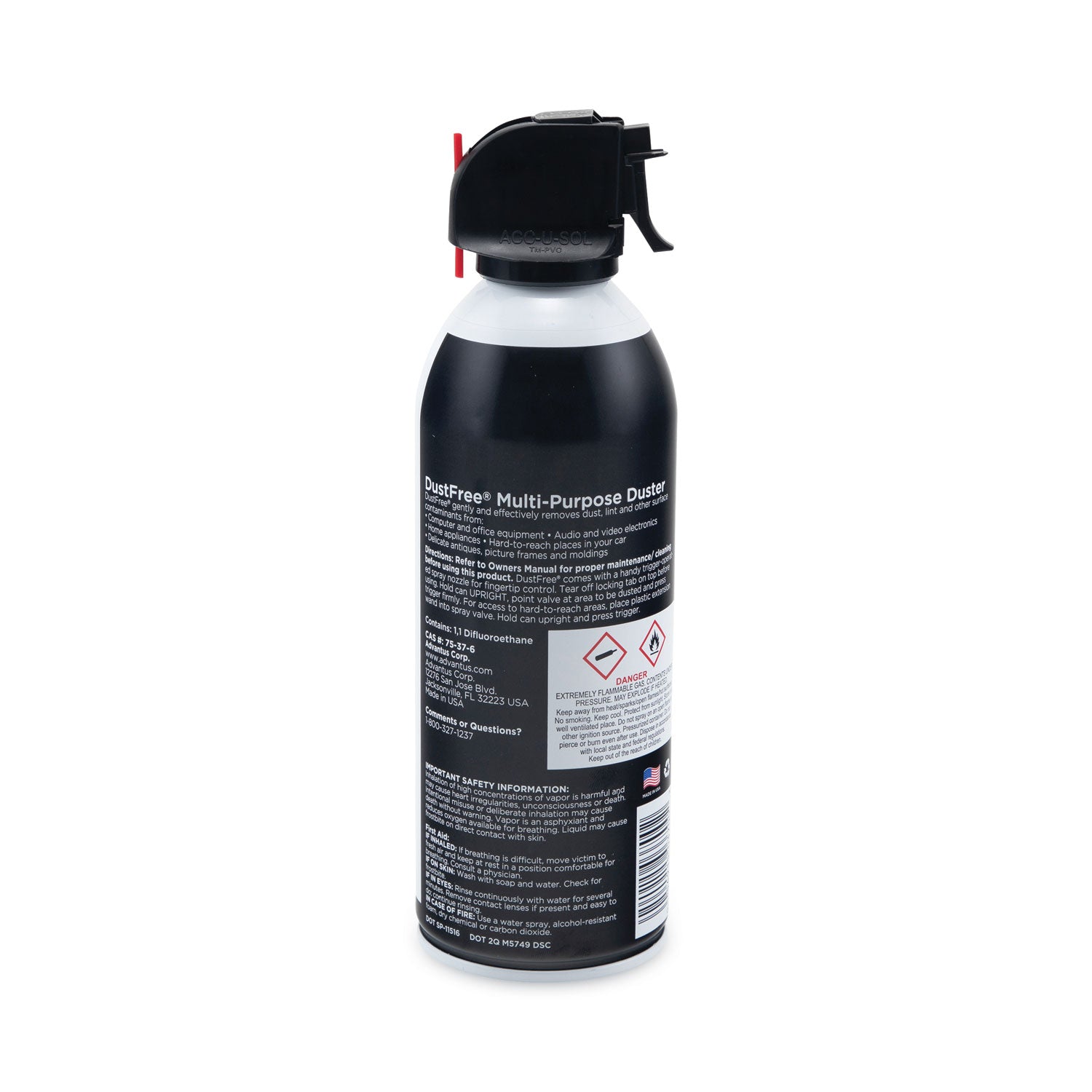 DustFree Multipurpose Duster, 10 oz Can, 2/Pack -