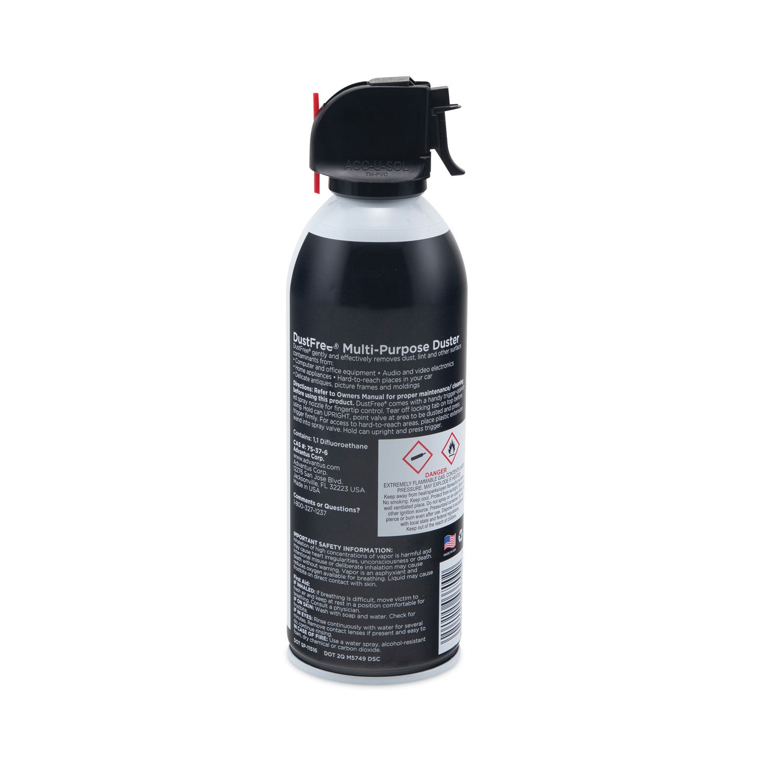 DustFree Multipurpose Duster, 10 oz Can, 6/Pack -