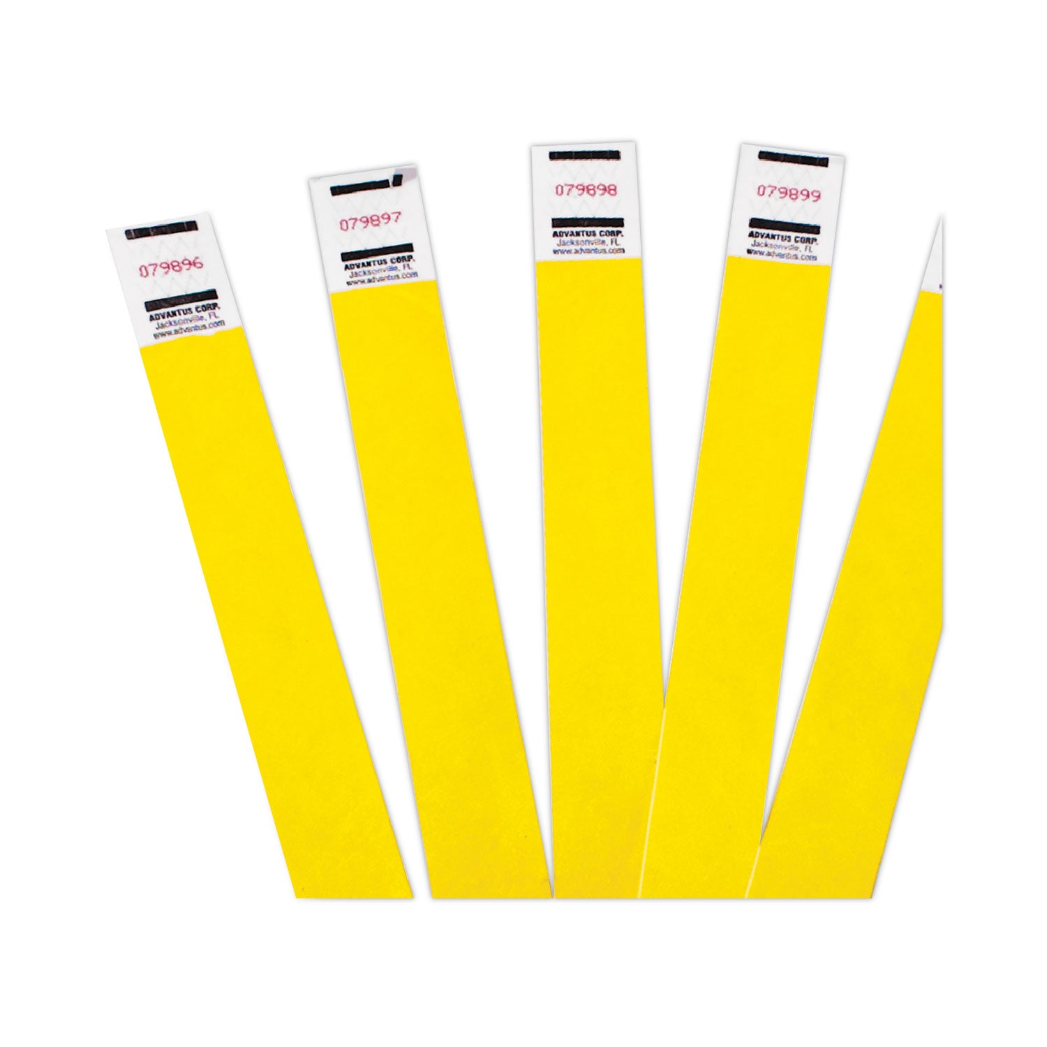 crowd-management-wristbands-sequentially-numbered-975-x-075-neon-yellow500-pack_avt91123 - 2
