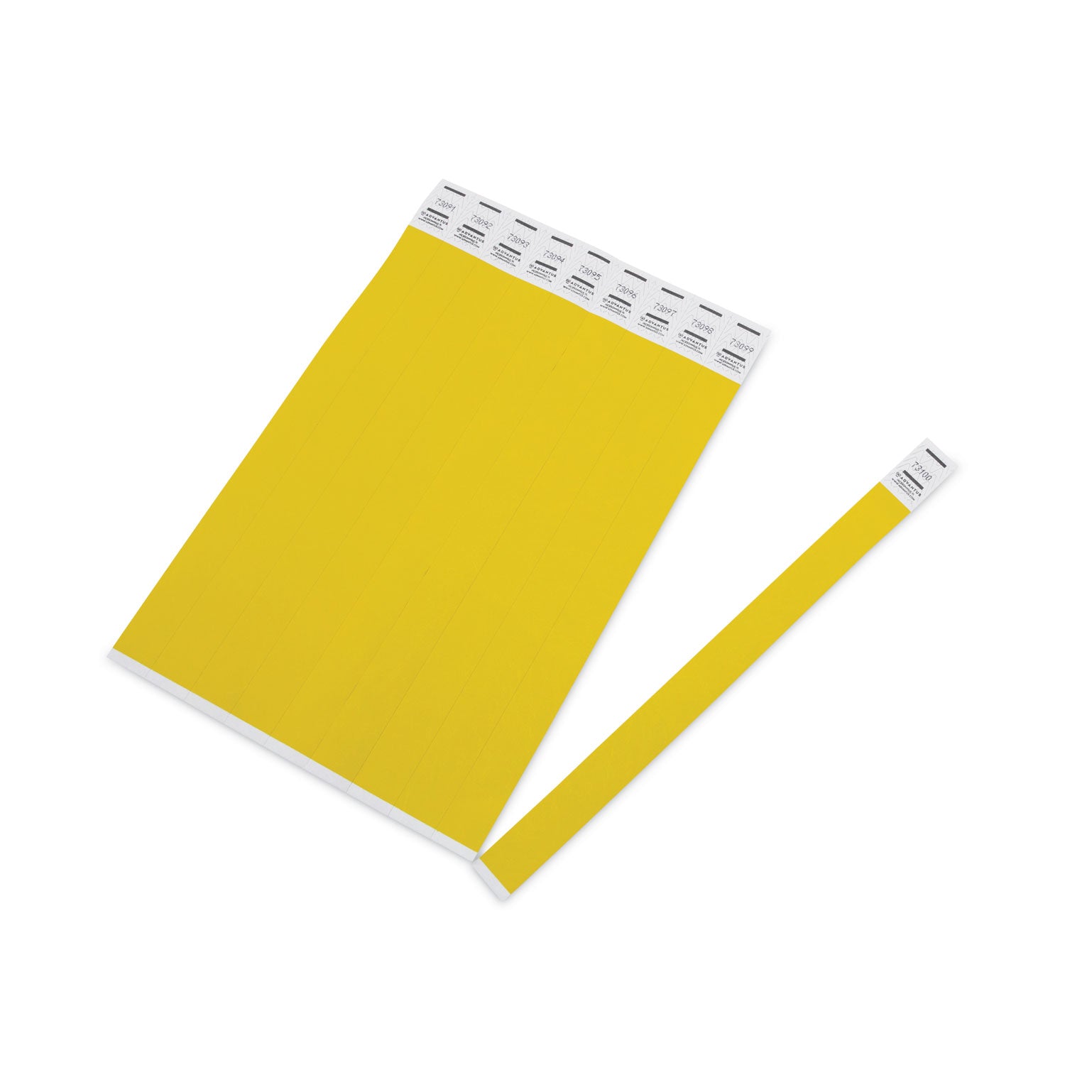 crowd-management-wristbands-sequentially-numbered-975-x-075-neon-yellow500-pack_avt91123 - 1