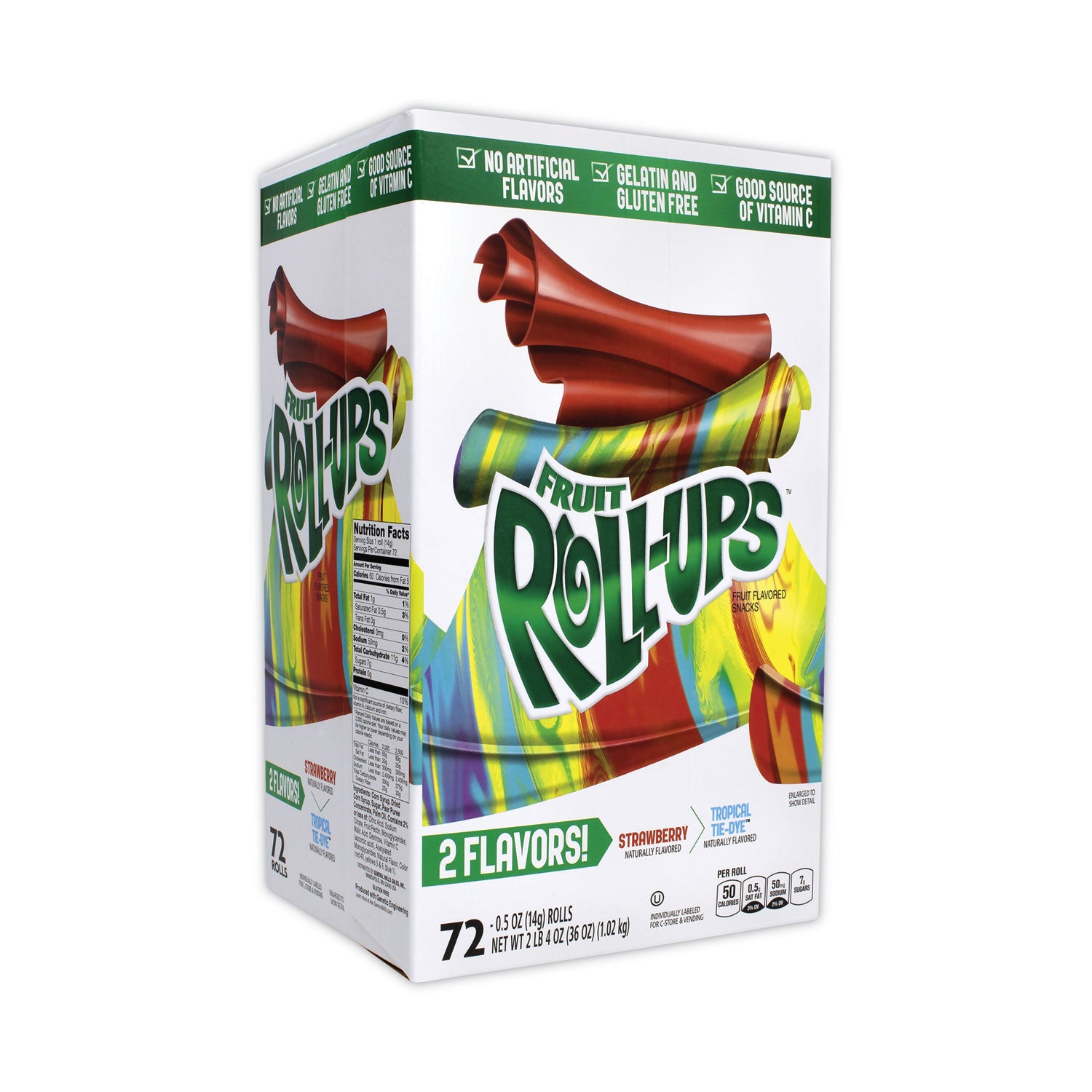 fruit-roll-ups-fruit-snacks-strawberry-and-tropical-tie-dye-flavors-05-oz-72-pouches-carton-ships-in-1-3-business-days_grr22001037 - 1
