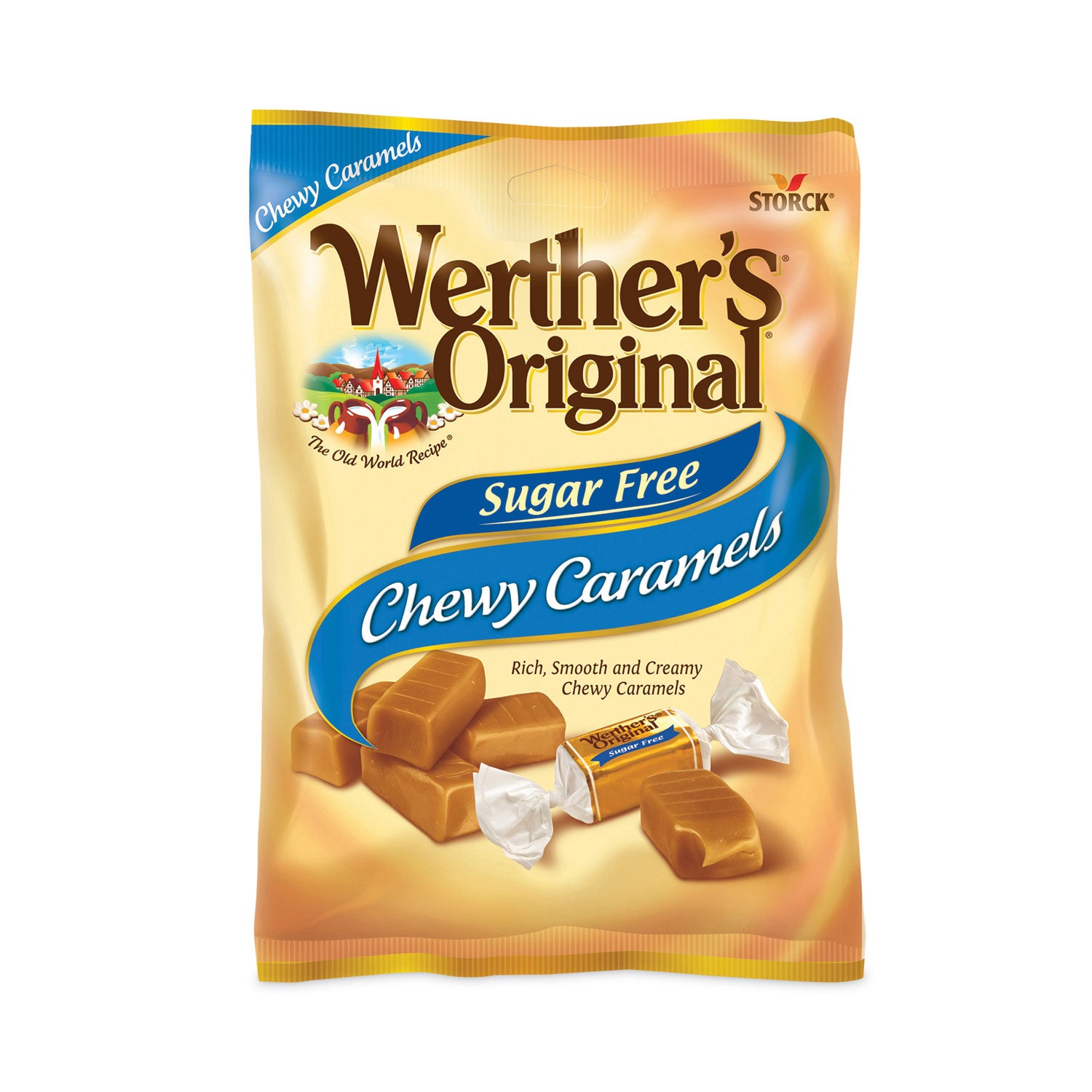 sugar-free-chewy-caramel-candy-146-oz-bag-12-bags-carton-ships-in-1-3-business-days_grr30200005 - 1