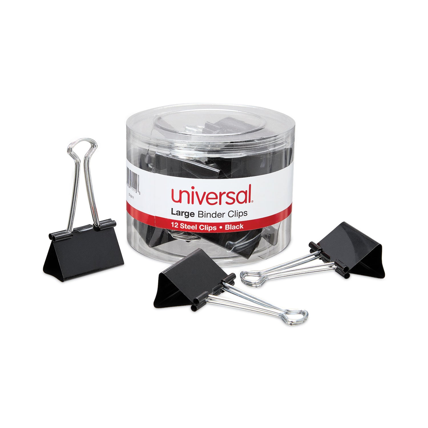 binder-clips-with-storage-tub-large-black-silver-12-pack_unv11112 - 2