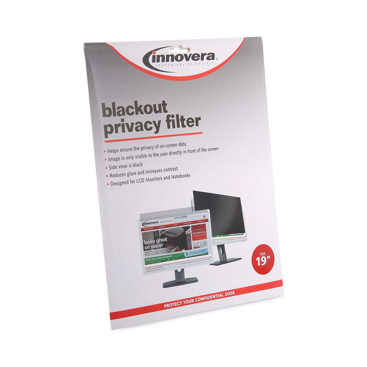 Blackout Privacy Filter for 19" Flat Panel Monitor -