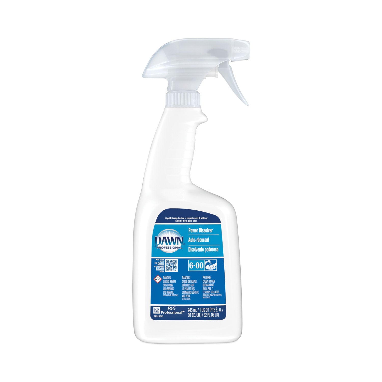 Liquid Ready-To-Use Grease Fighting Power Dissolver Spray, 32 oz Spray Bottle, 6/Carton -