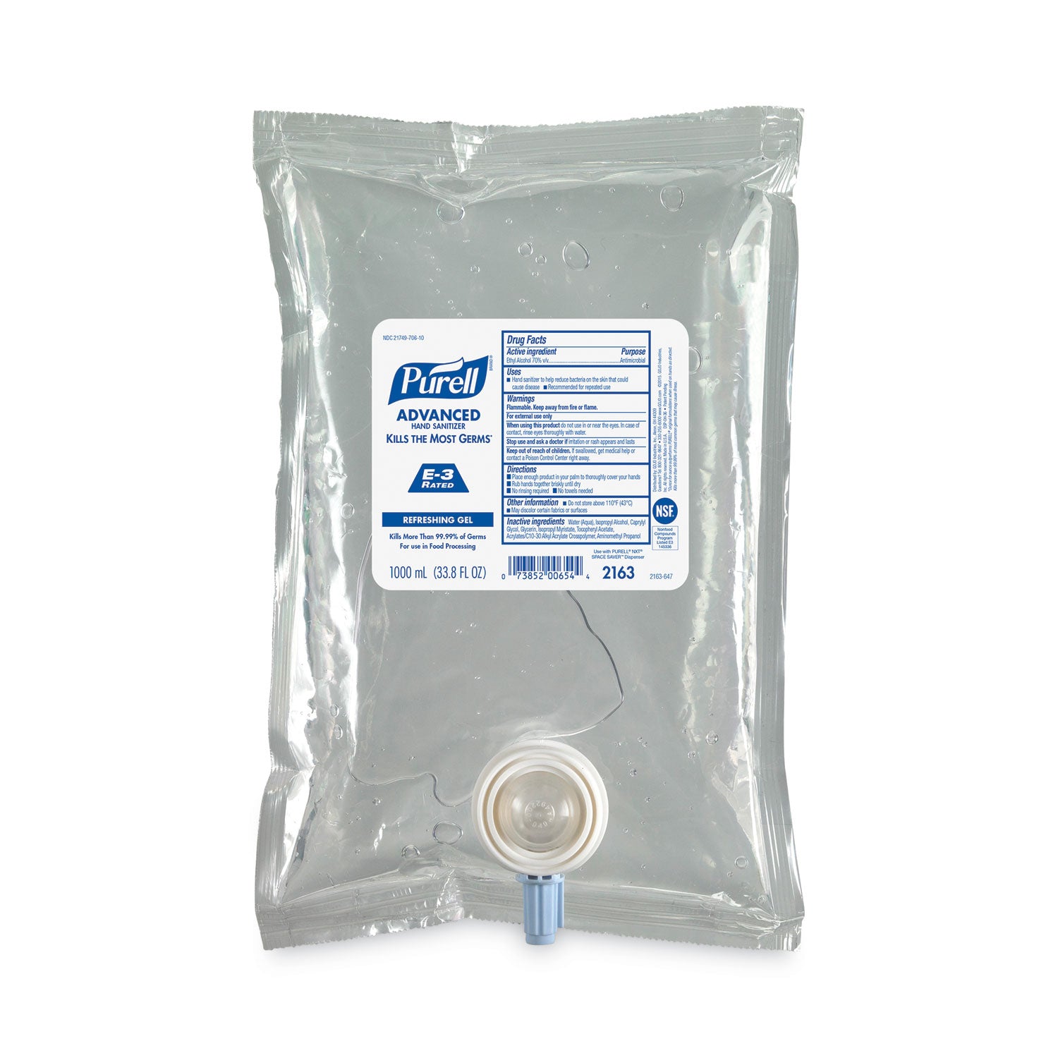 advanced-e3-rated-instant-hand-sanitizer-gel-1000-ml-refill-fragrance-free-8-carton_goj216308 - 1