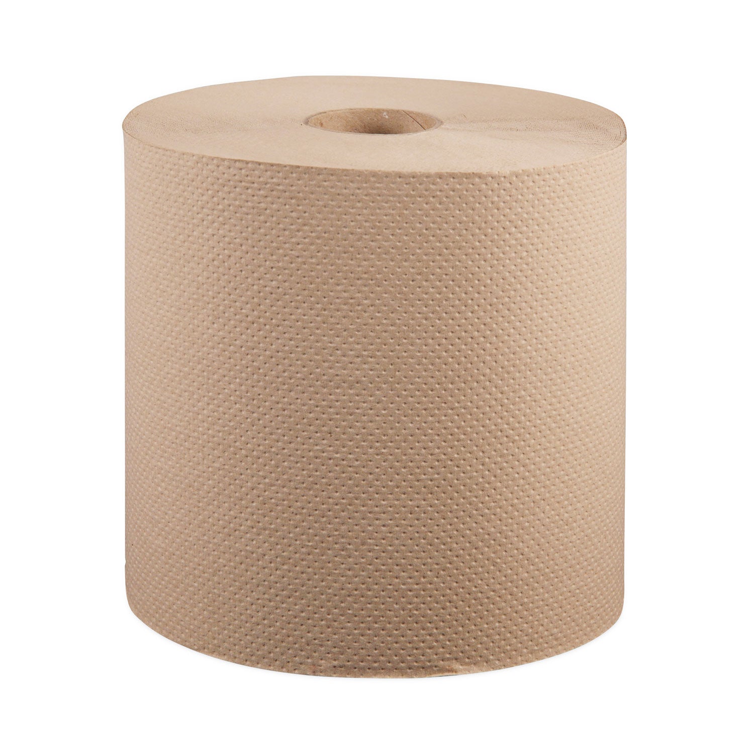 Hardwound Roll Towels, 1-Ply, 8" x 800 ft, Natural, 6 Rolls/Carton -