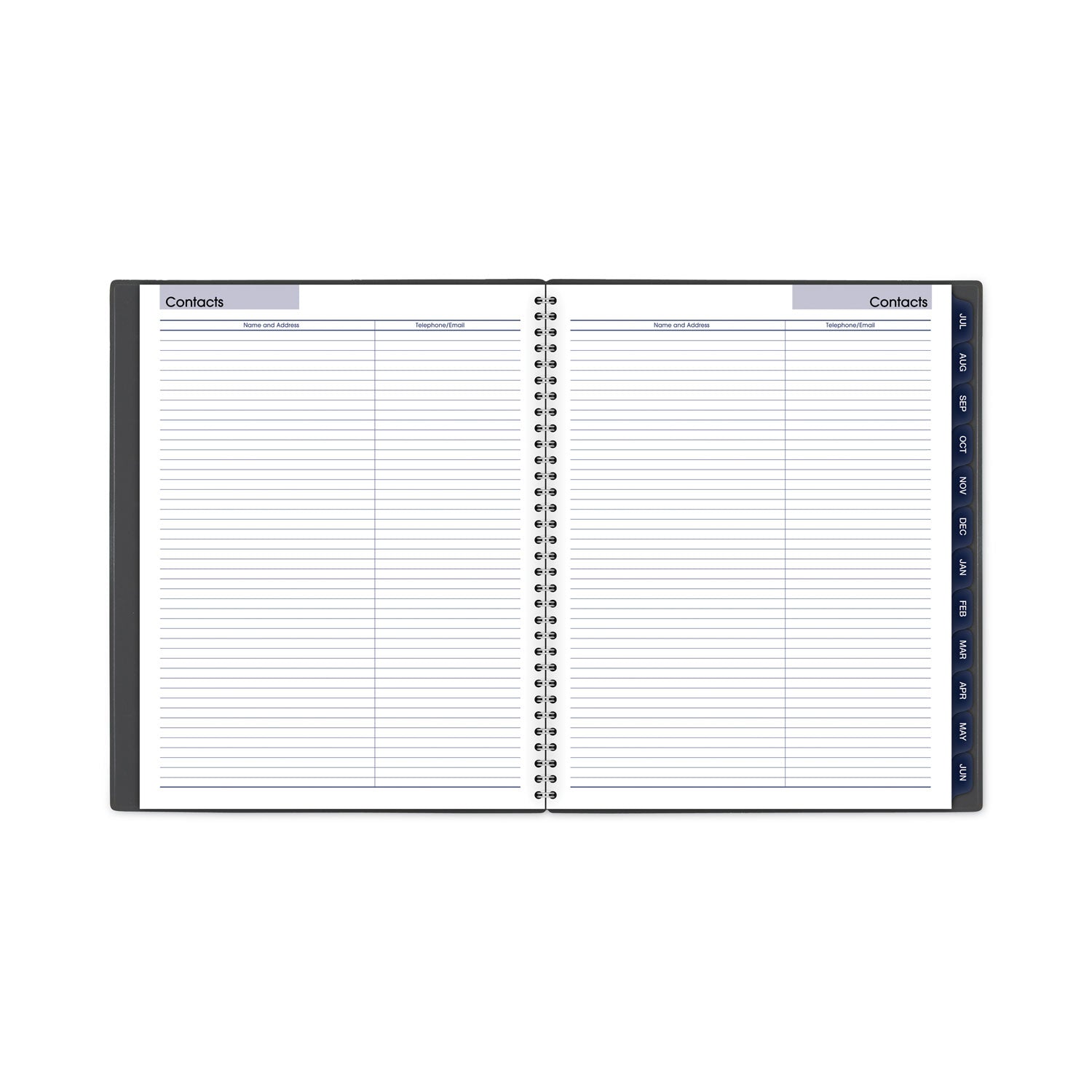 dayminder-academic-monthly-desktop-planner-twin-wire-binding-11-x-85-charcoal-cover-12-month-july-to-june-2023-2024_aagayc47045 - 2