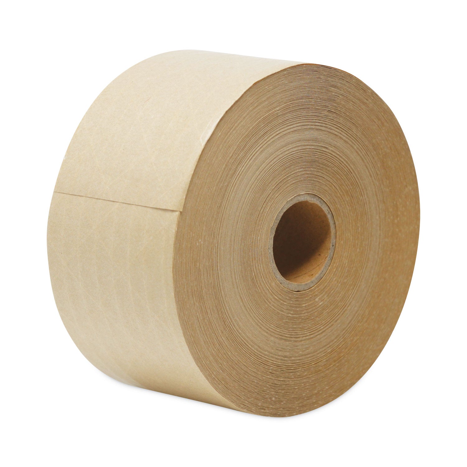 glass-fiber-reinforced-gummed-kraft-sealing-tape-3-core-3-x-375-ft-brown-8-carton_unv7300 - 1