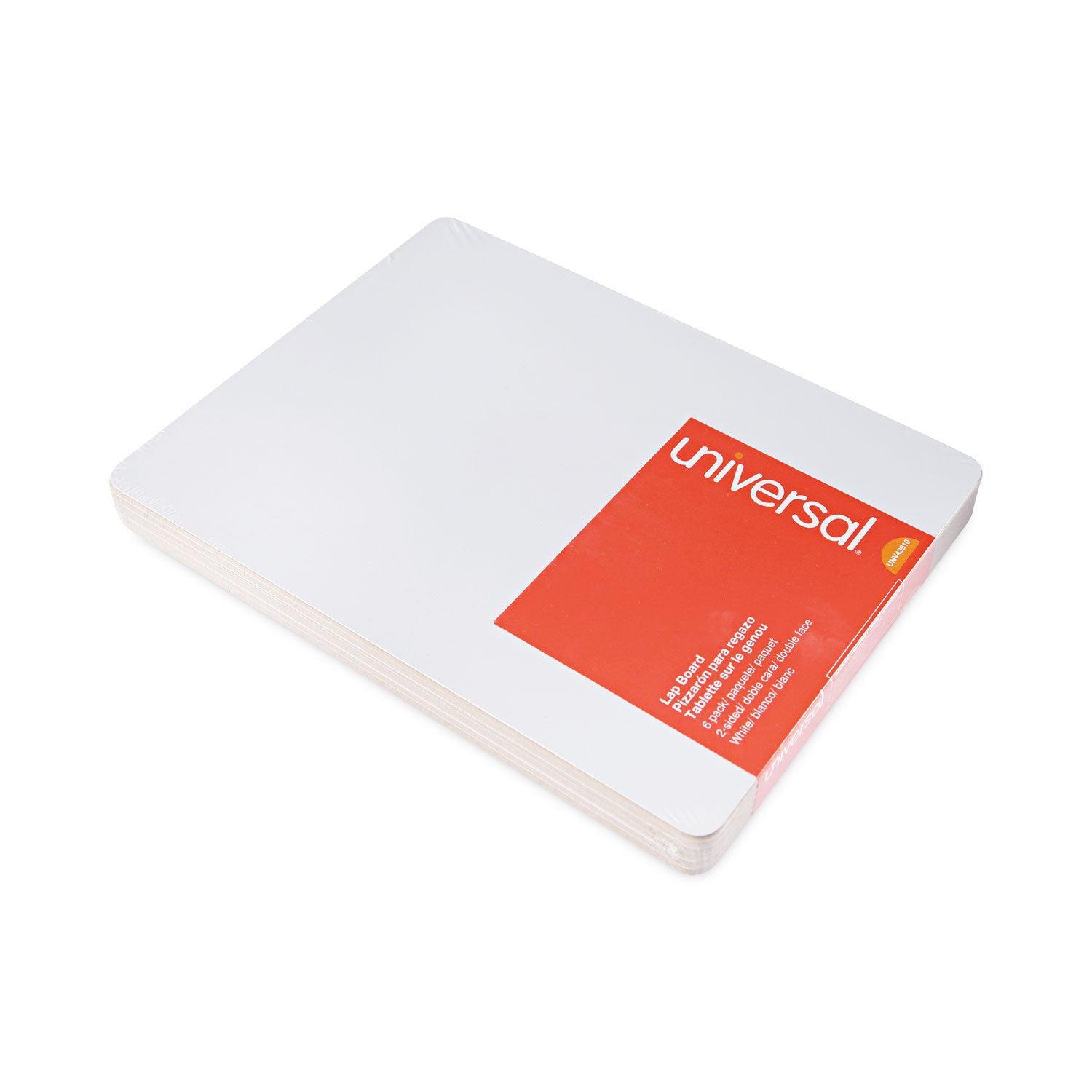 lap-learning-dry-erase-board-unruled-1175-x-875-white-surface-6-pack_unv43910 - 2