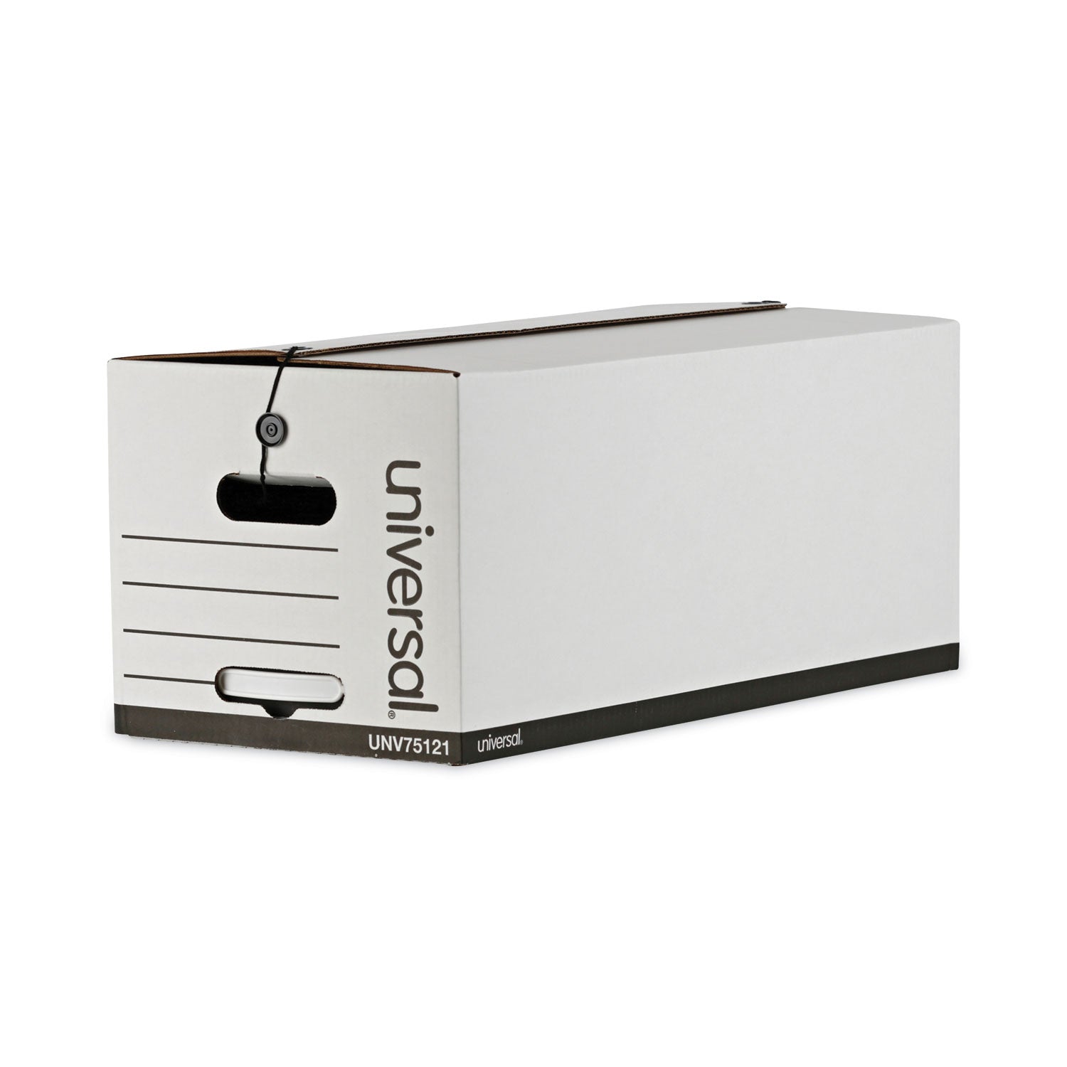 Deluxe Quick Set-up String-and-Button Boxes, Letter Files, White, 12/Carton -