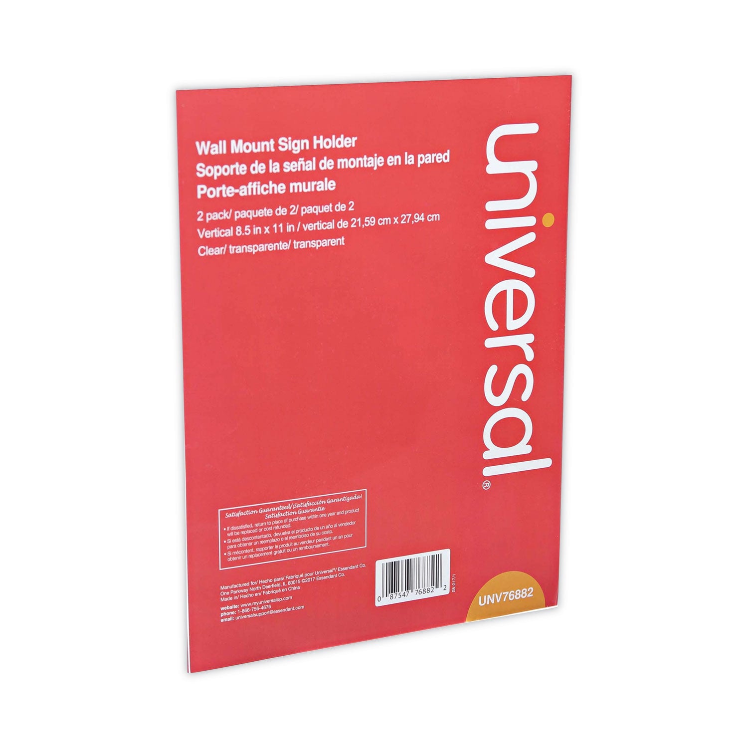 wall-mount-sign-holder-85-x-11-vertical-clear_unv76882 - 2