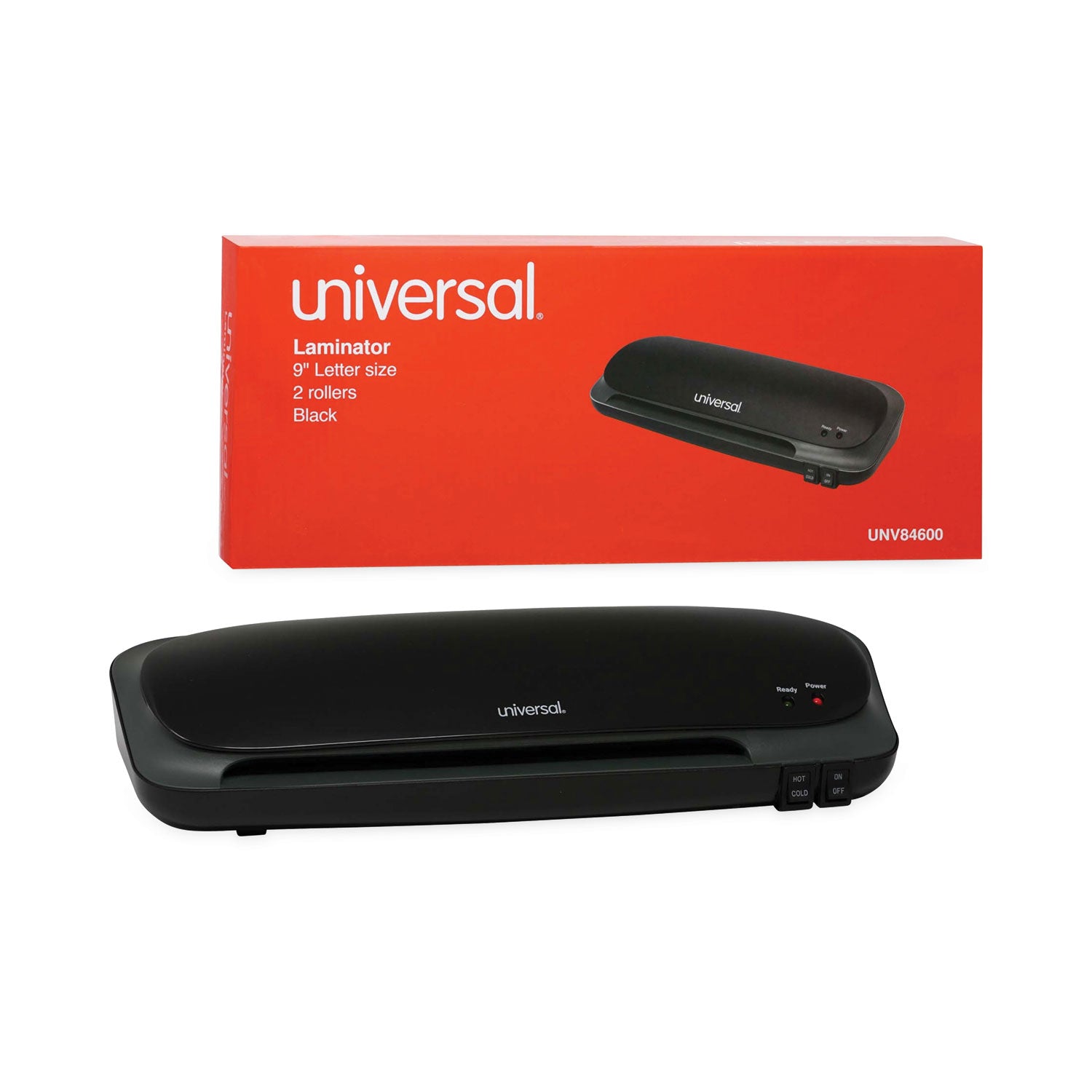 deluxe-desktop-laminator-two-rollers-9-max-document-width-5-mil-max-document-thickness_unv84600 - 2