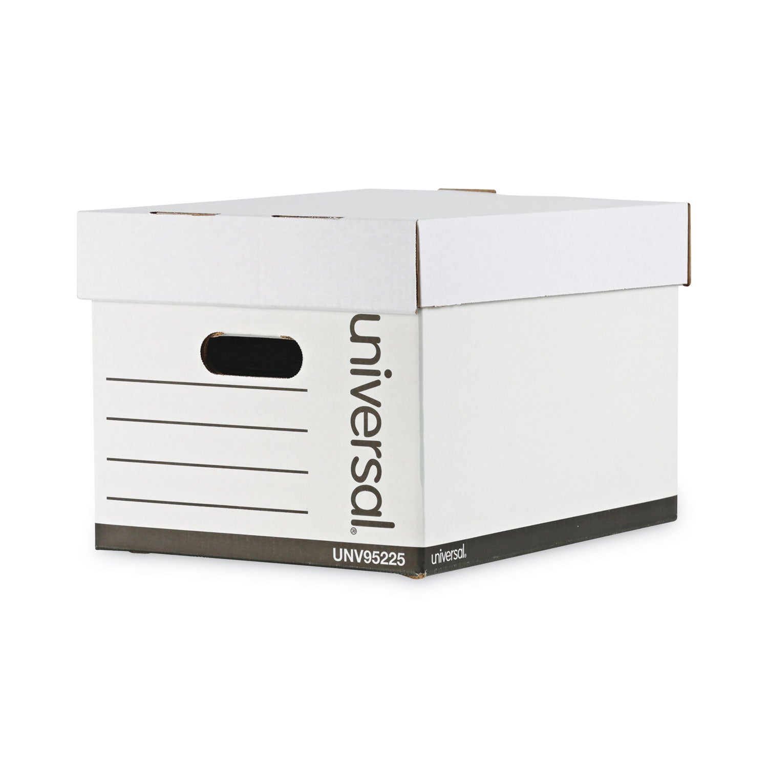 Professional-Grade Heavy-Duty Storage Boxes, Letter/Legal Files, White, 12/Carton -