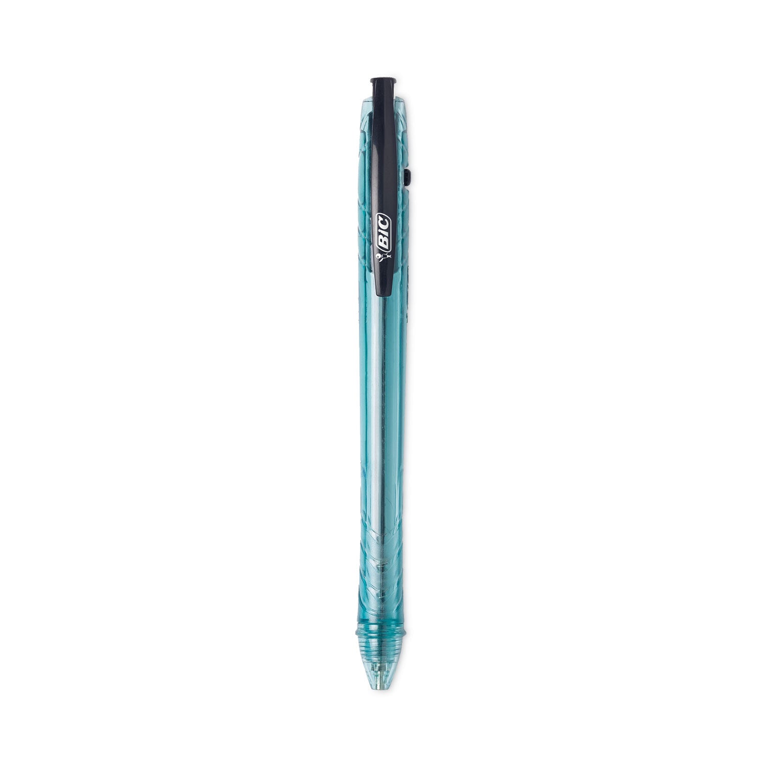 revolution-ocean-bound-ballpoint-pen-retractable-medium-1-mm-black-ink-translucent-blue-barrel-dozen_bicbprr11bk - 1