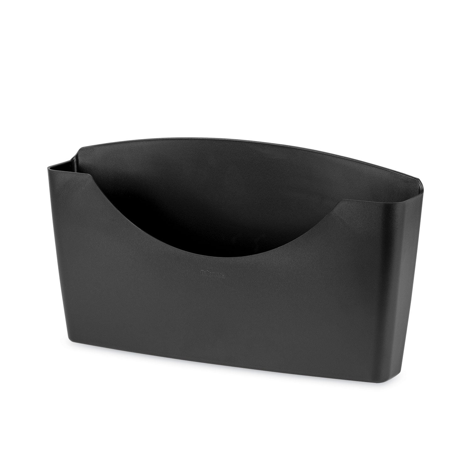 Plastic Partition Additions File Pocket, Letter Size, 14" x 2.5" x 7.75", Dark Graphite -