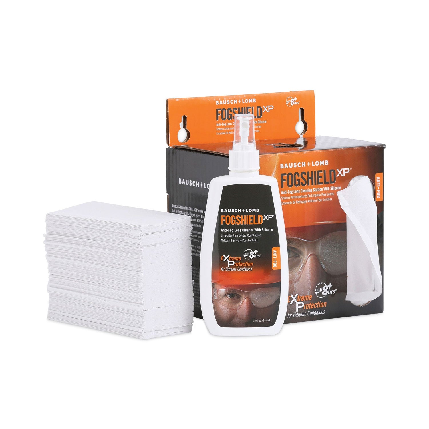 fogshield-disposable-lens-cleaning-station-12-oz-bottle-1425-tissues-box_bal8577 - 1