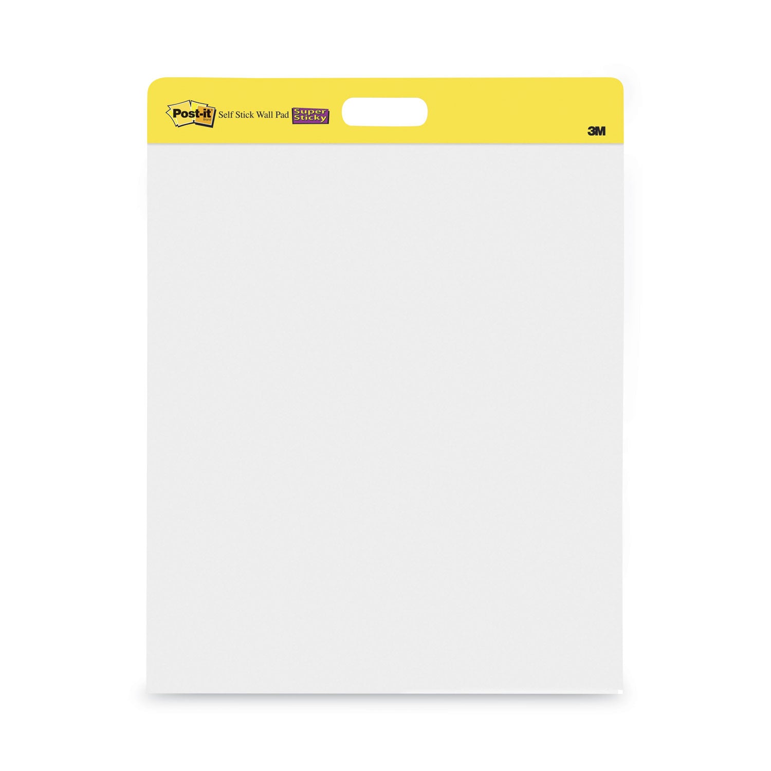 Self-Stick Wall Pad, Unruled, 20 x 23, White, 20 Sheets/Pad, 2 Pads/Pack, 2 Packs/Carton -