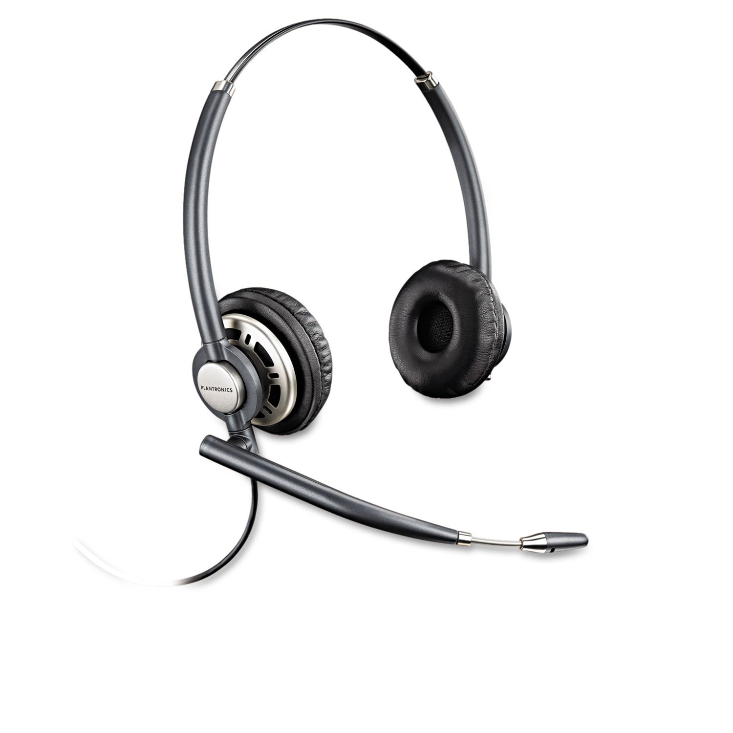EncorePro Premium Binaural Over The Head Headset with Noise Canceling Microphone, Black -
