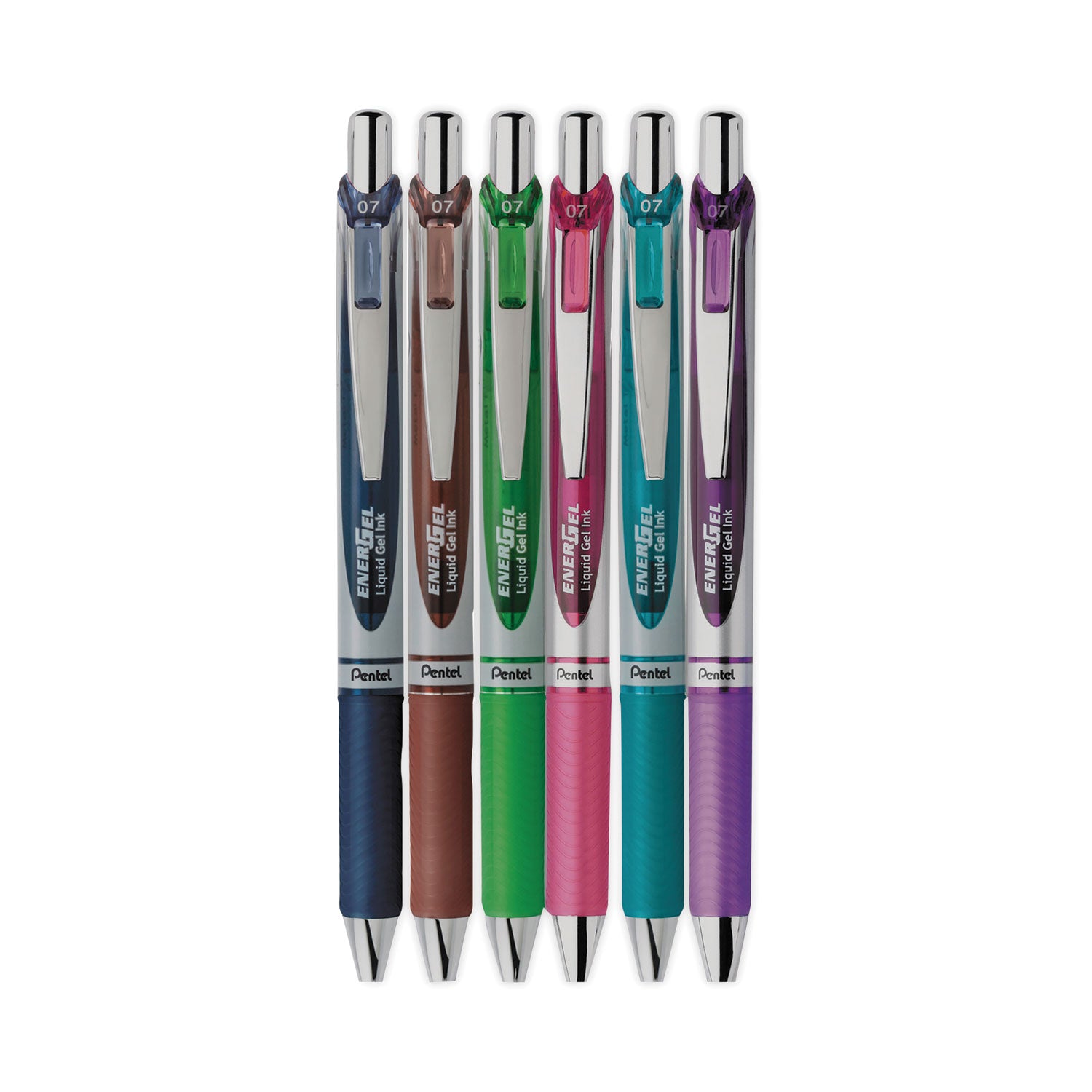 energel-rtx-gel-pen-retractable-medium-07-mm-assorted-ink-and-barrel-colors-6-pack_penbl77bp6m1 - 2