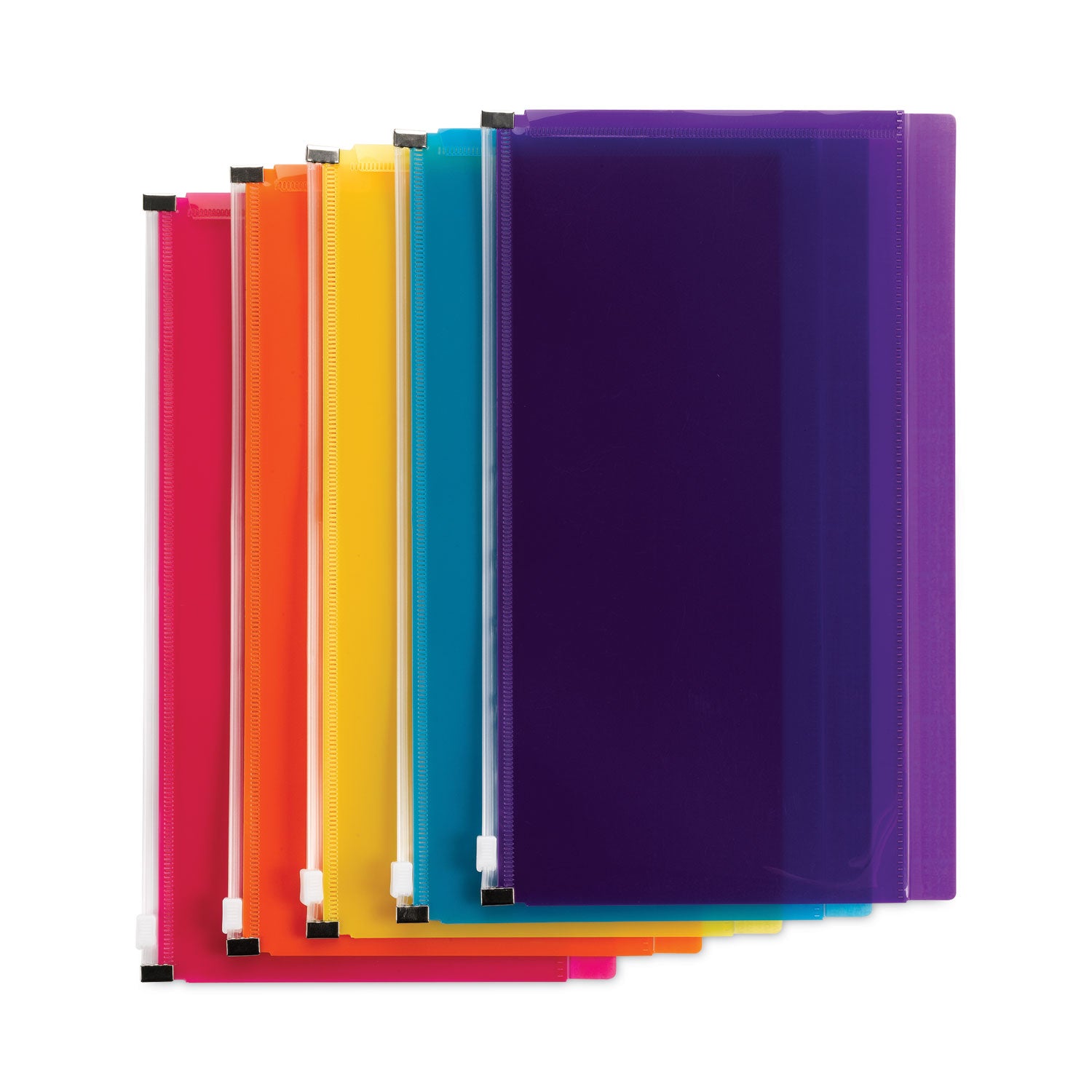 self-adhesive-poly-zip-pouch-6-x-1125-assorted-colors-5-pack_smd68181 - 1