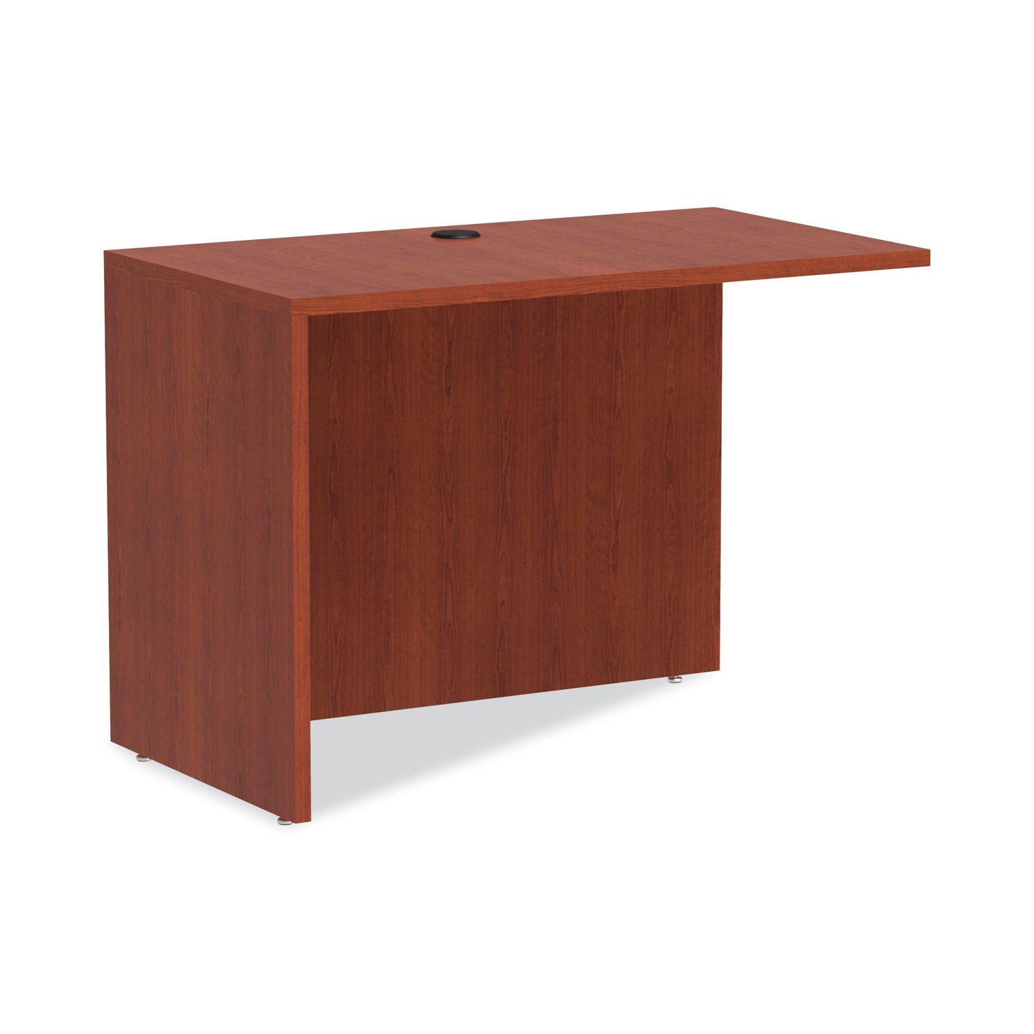 Alera Valencia Series Reversible Return/Bridge Shell, 42w x 23.63d x 29.5h, Medium Cherry -