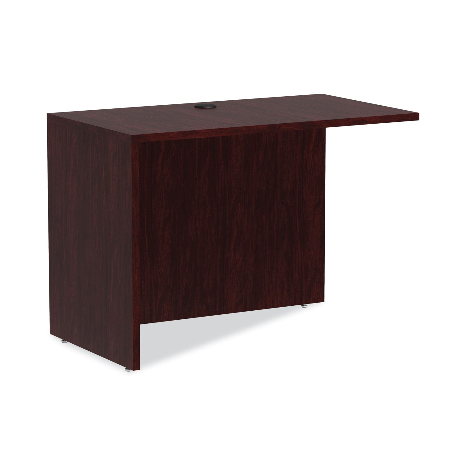 Alera Valencia Series Reversible Return/Bridge Shell, 42w x 23.63d x 29.5h. Mahogany -