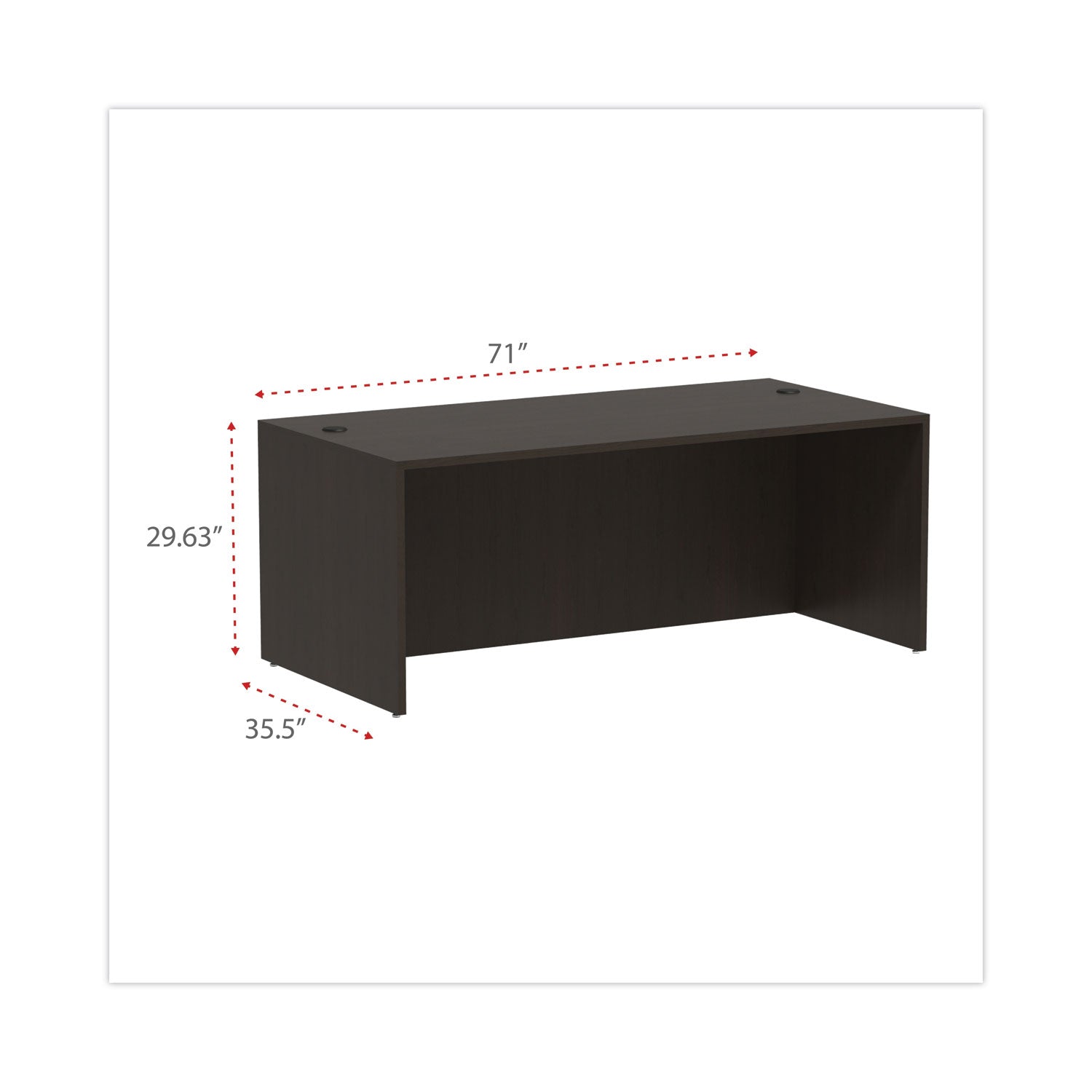 alera-valencia-series-straight-front-desk-shell-71-x-355-x-2963-espresso_aleva217236es - 2