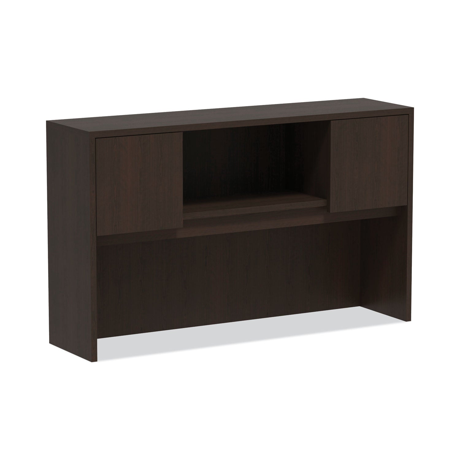 alera-valencia-series-hutch-with-doors-4-compartments-5888w-x-15d-x-3538h-espresso_aleva286015es - 1
