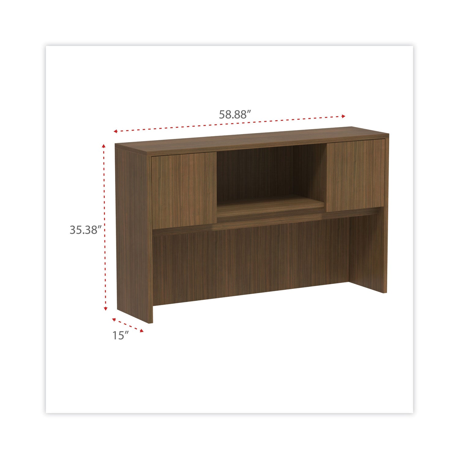 alera-valencia-series-hutch-with-doors-4-compartments-5888w-x-15d-x-3538h-modern-walnut_aleva286015wa - 2
