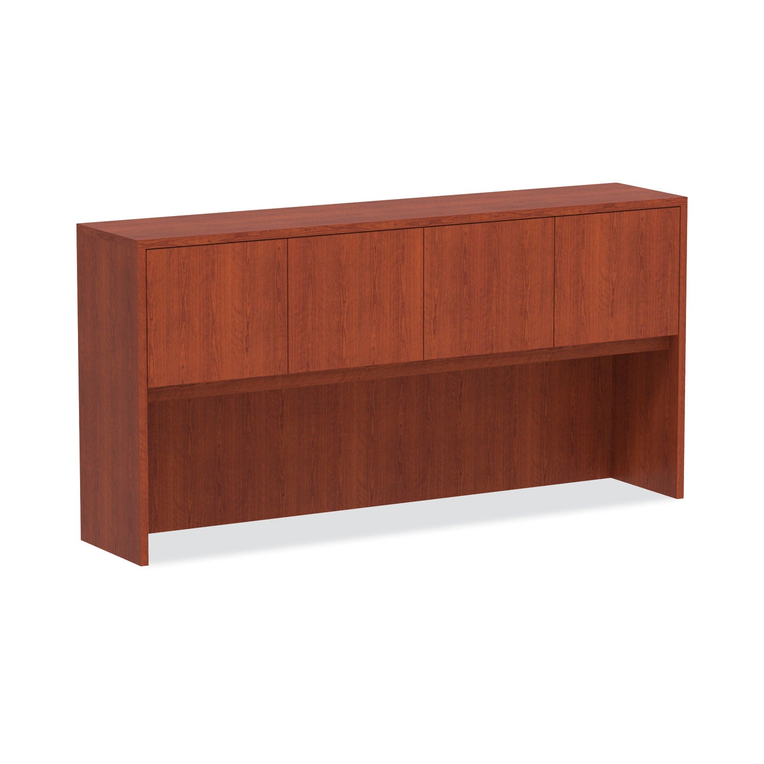 alera-valencia-series-hutch-with-doors-4-compartments-7063w-x-15d-x-3538h-medium-cherry_aleva287215mc - 1