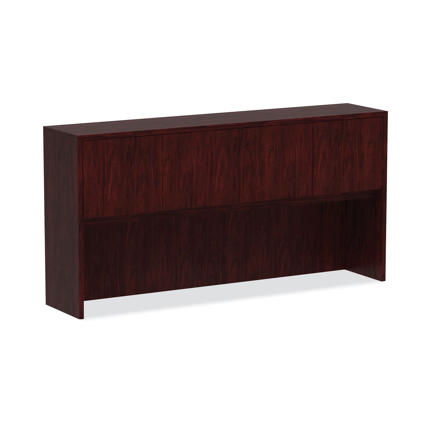 alera-valencia-series-hutch-with-doors-4-compartments-7063w-x-15d-x-3538h-mahogany_aleva287215my - 1