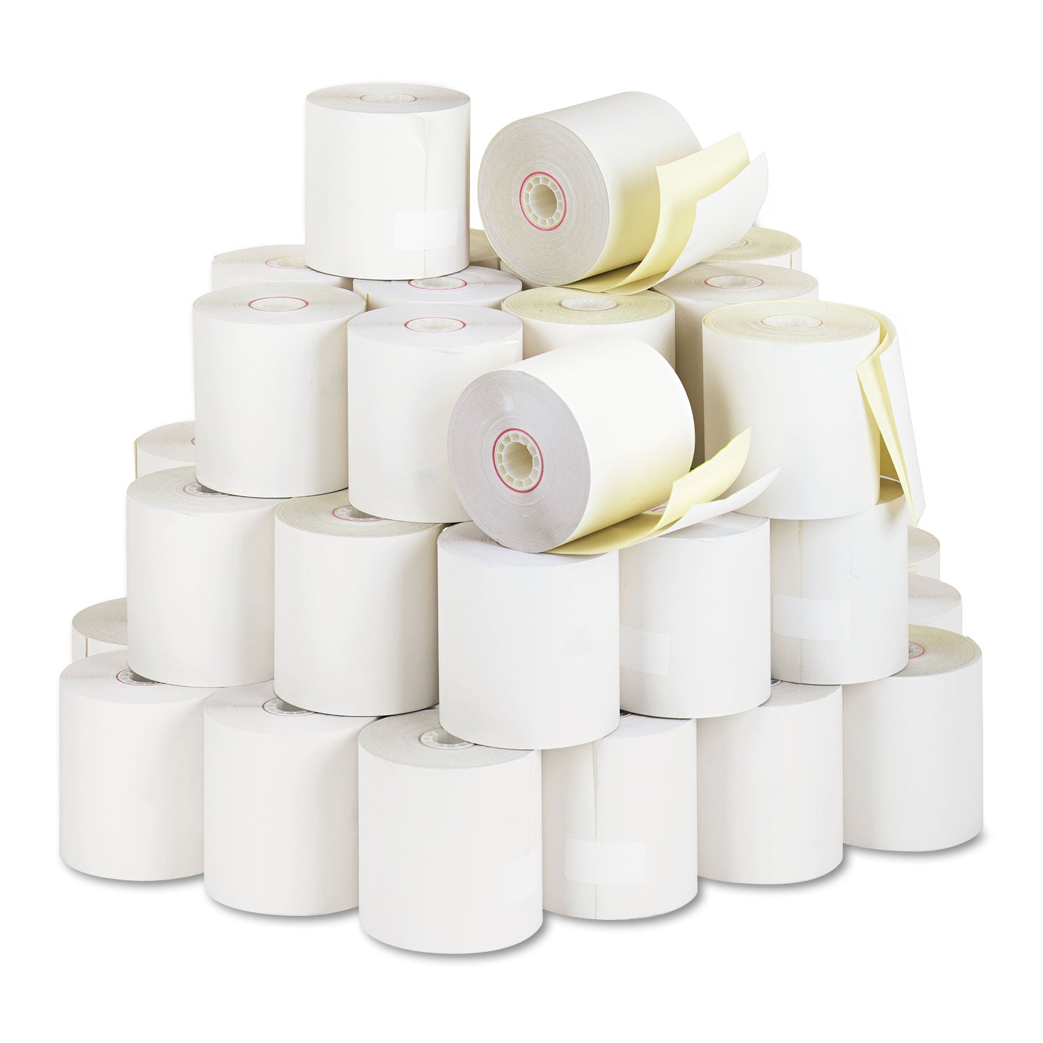 impact-printing-carbonless-paper-rolls-275-x-90-ft-white-canary-50-carton_icx90770459 - 2
