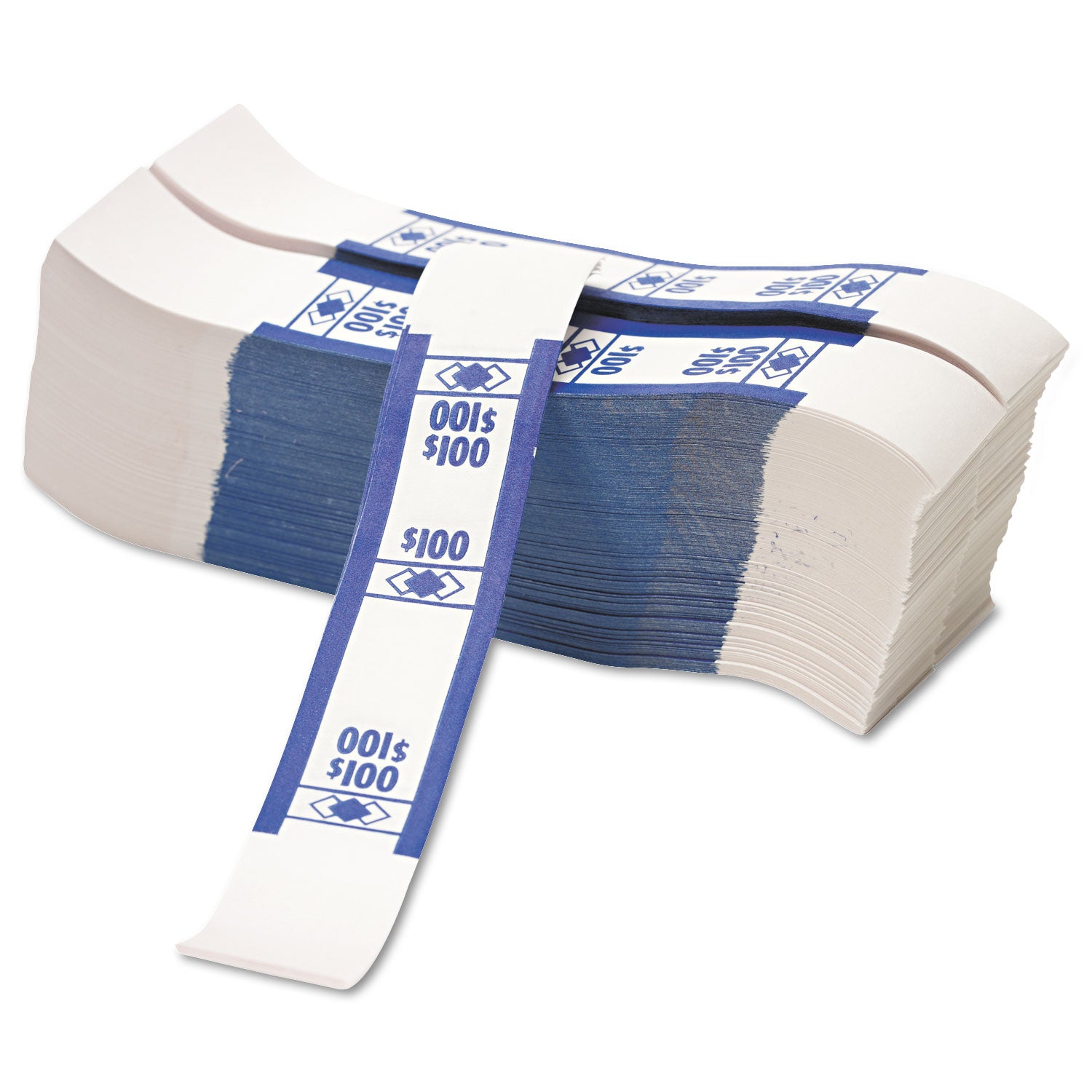 color-coded-kraft-currency-straps-dollar-bill-$100-self-adhesive-1000-pack_icx94190060 - 1