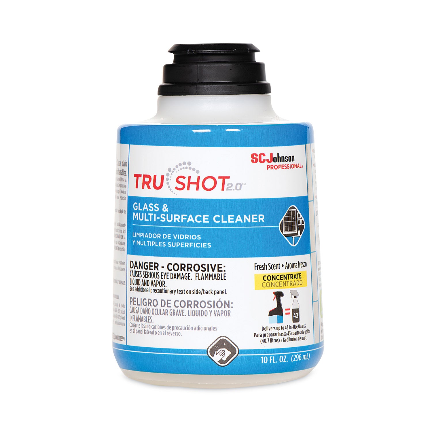 trushot-20-glass-and-multisurface-cleaner-clean-fresh-scent-10-oz-cartridge-4-carton_sjn315272 - 1
