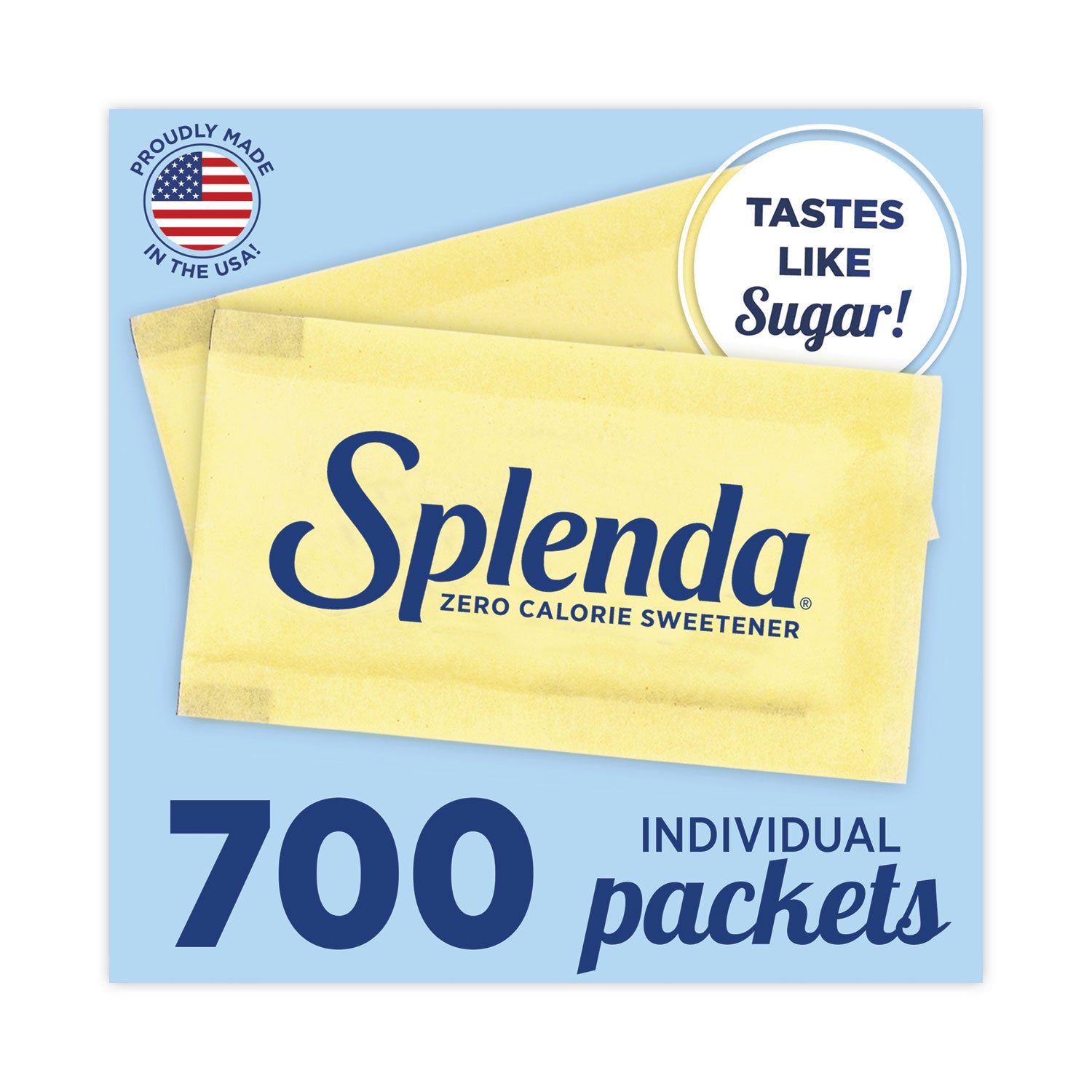No Calorie Sweetener Packets, 700/Box -