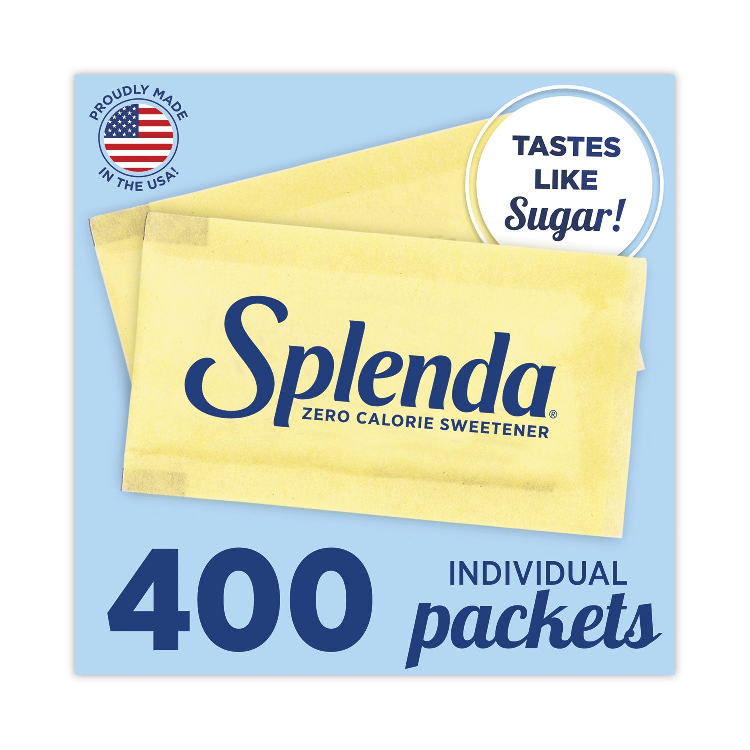 No Calorie Sweetener Packets, 400/Box -