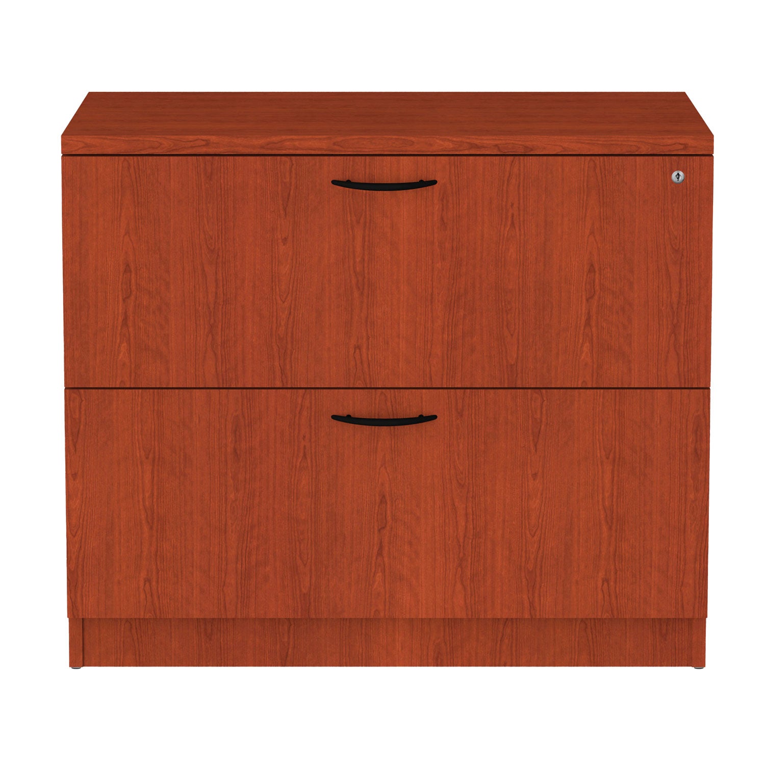 Alera Valencia Series Lateral File, 2 Legal/Letter-Size File Drawers, Medium Cherry, 34" x 22.75" x 29.5 -