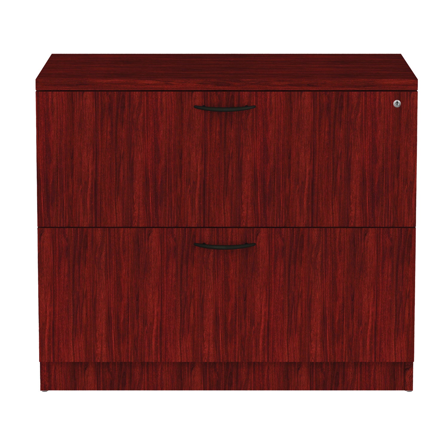 Alera Valencia Series Lateral File, 2 Legal/Letter-Size File Drawers, Mahogany, 34" x 22.75" x 29.5 -