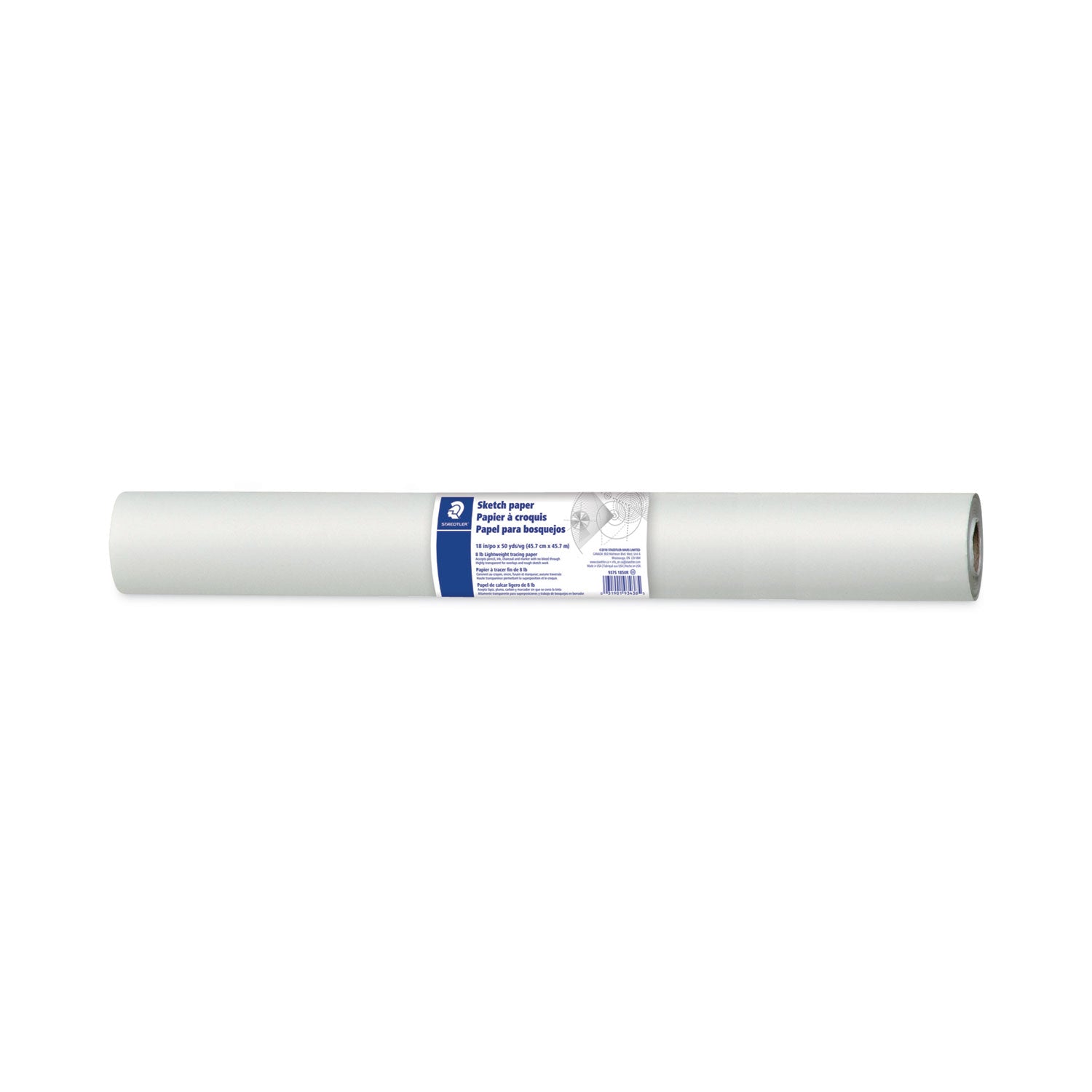 transparent-sketch-paper-roll-8-lb-bond-weight-18-x-50-yd-white_std937s1850r - 1